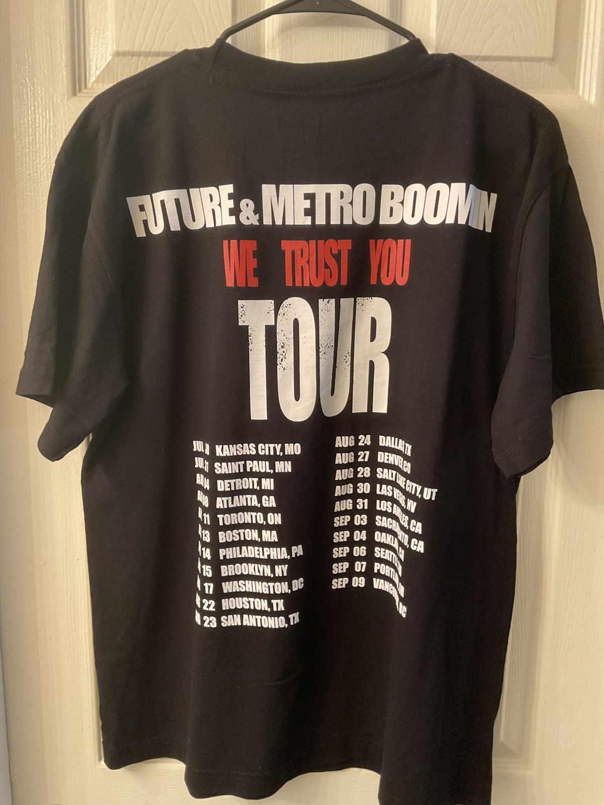 Band Tees × Future × Metro Boomin We Trust You Tour Exclusive Black T-Shirt Size US L / EU 52-54 / 3 - 2 Thumbnail