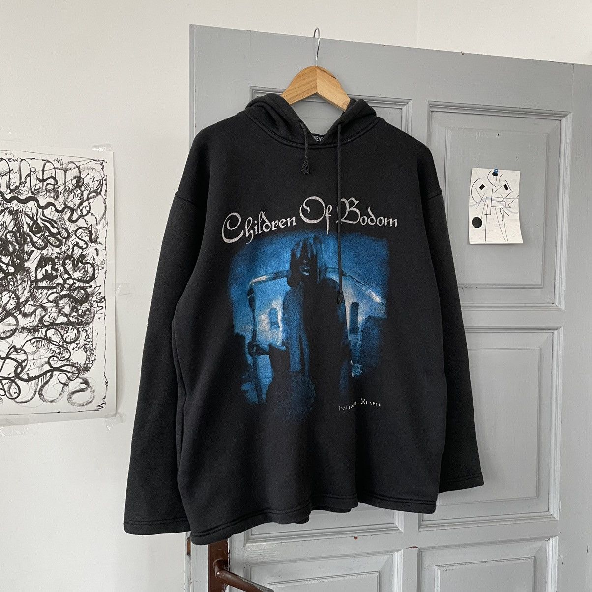 Band Tees Vintage 00’s Children Of Bottom Death metal Hoodie Rare item Size US L / EU 52-54 / 3 - 2 Thumbnail