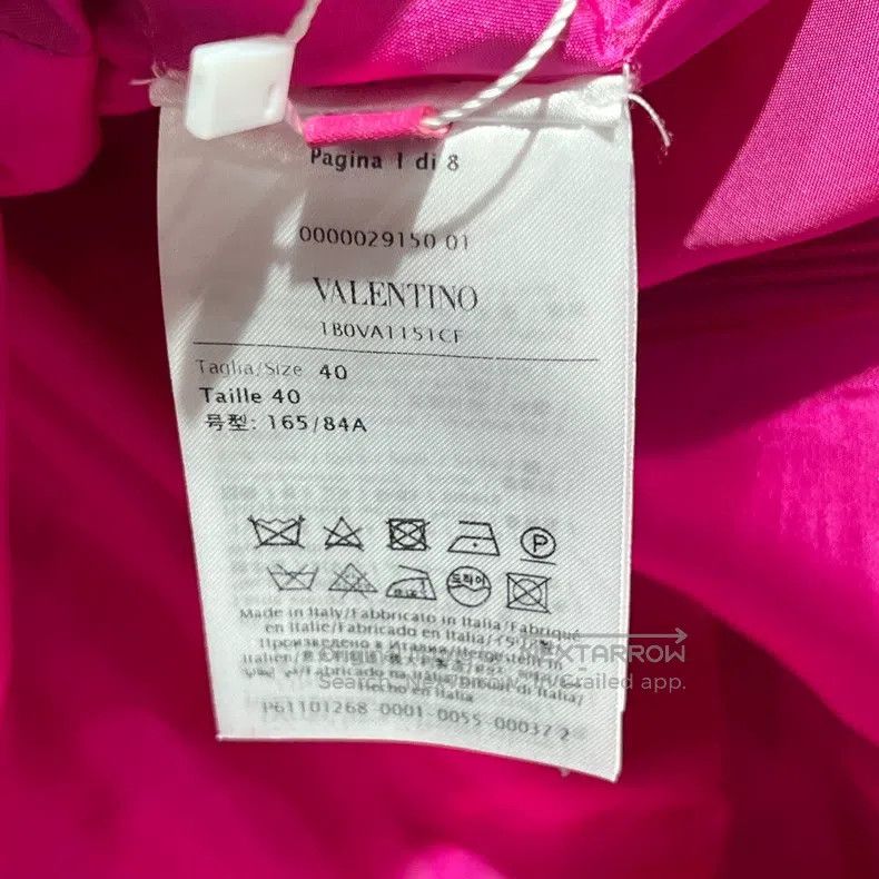 Valentino Valentino A rose-red collar dress Size XS / US 0-2 / IT 36-38 - 4 Thumbnail