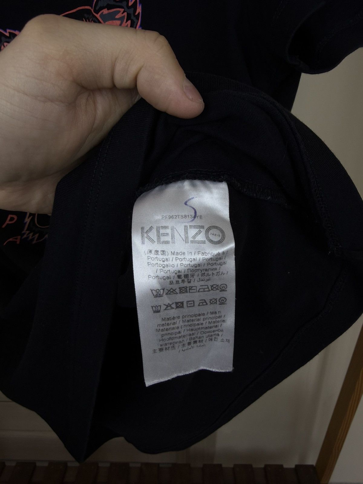 Kenzo Kenzo Paris Tiger Head Graphic T-Shirt Black wmns Logo Tee Size L / US 10 / IT 46 - 12 Thumbnail