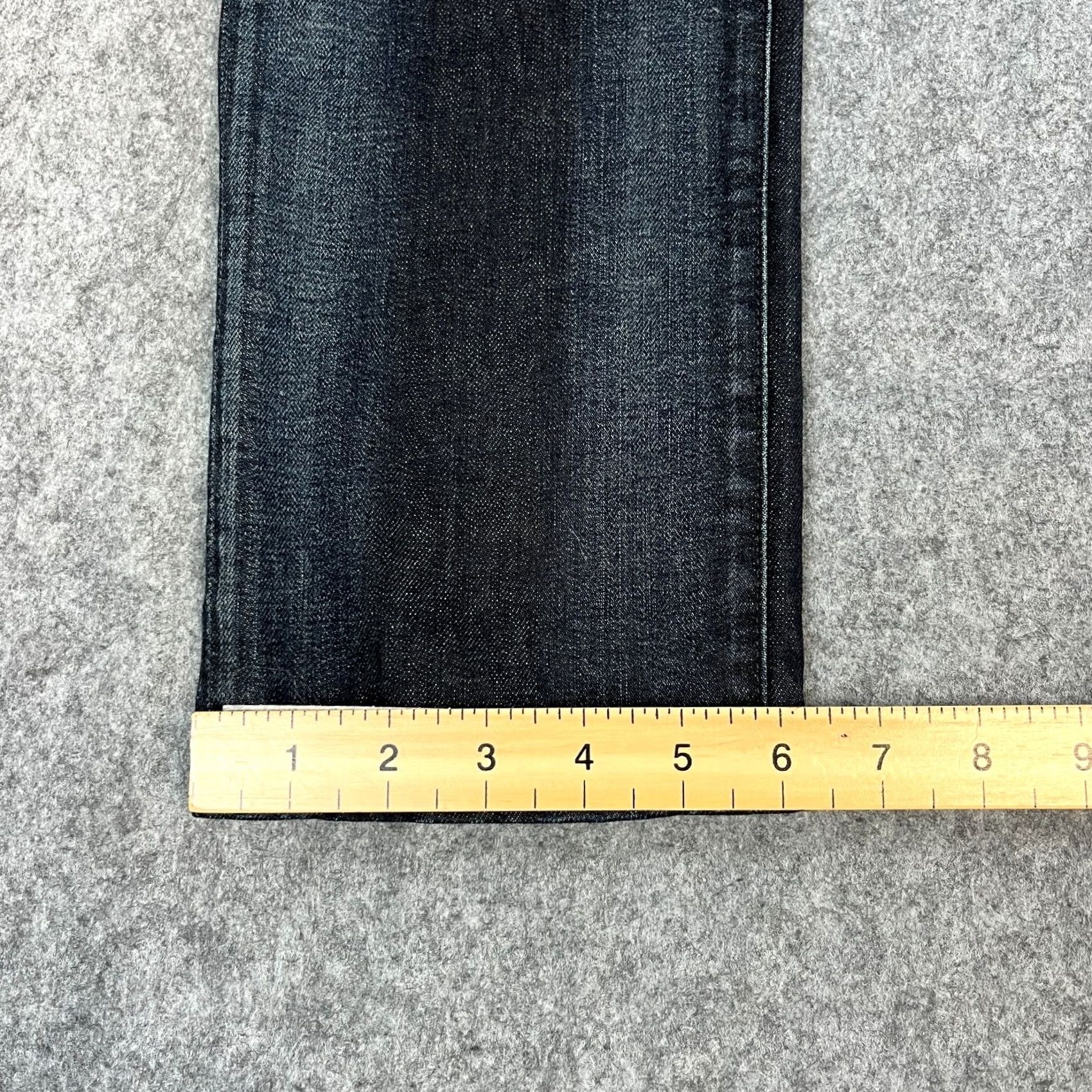 Tommy Hilfiger Tommy Hilfiger Mens Jeans Slim Straight 30 32 Dark Wash Blue Stretch Whiskers Denim 5-Pocket Mens Jeans Size US 30 / EU 46 - 3 Thumbnail
