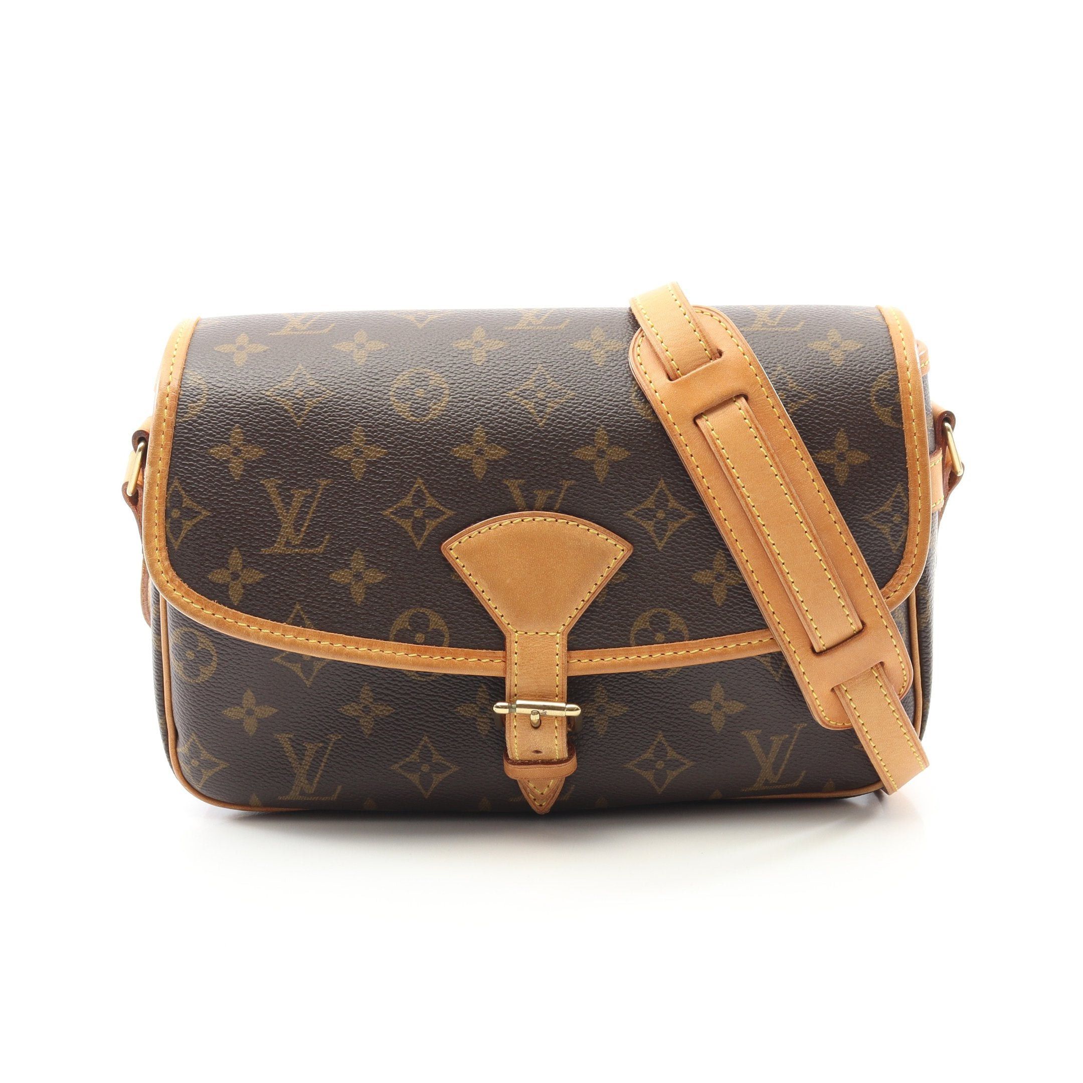 Louis Vuitton Louis Vuitton Sologne Monogram Shoulder Bag Leather Brown Size ONE SIZE - 1 Thumbnail