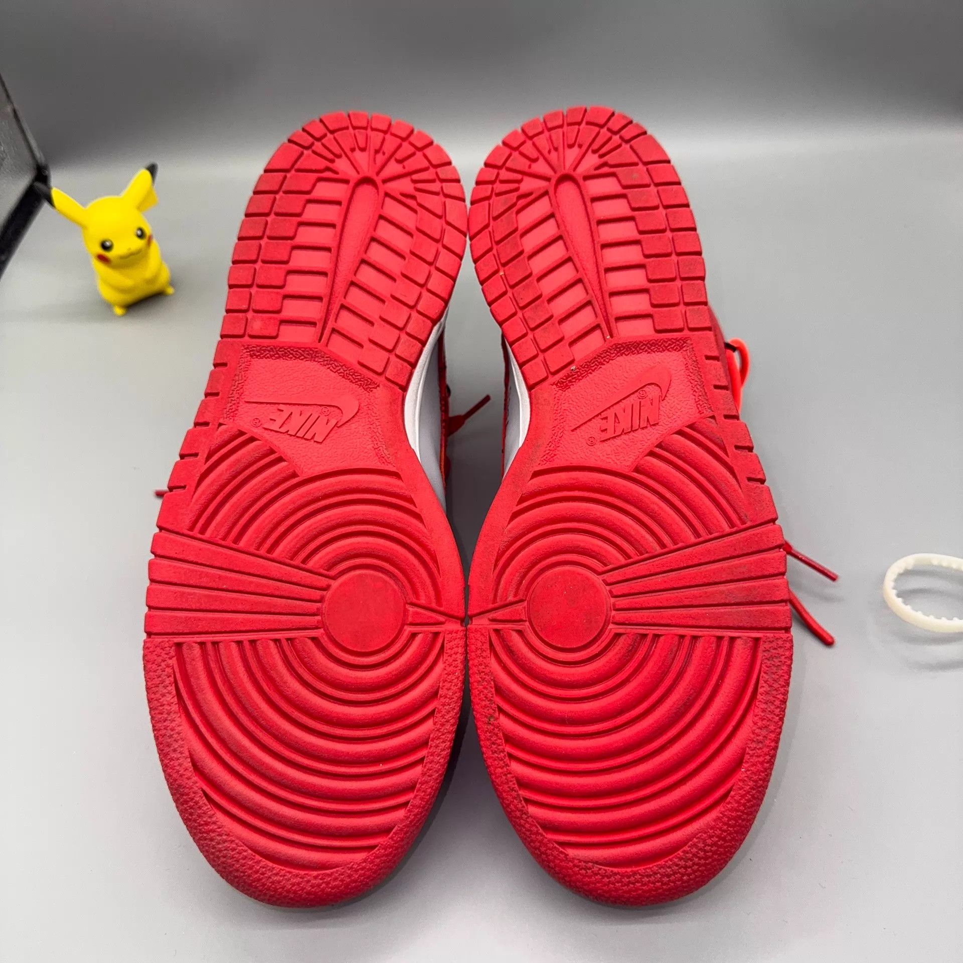Nike Nike Dunk Off-White Red 42 Size US 9 / EU 42 - 4 Thumbnail