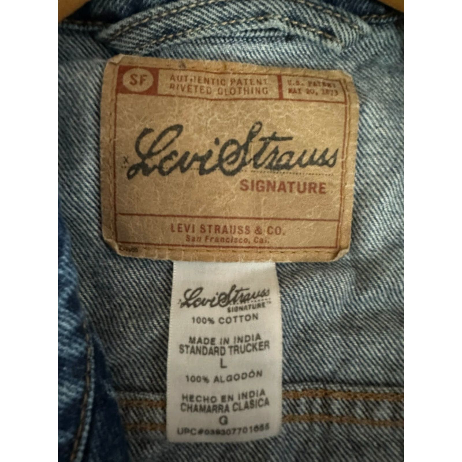 Levi's VINTAGE Levi Strauss Signature Denim Standard Trucker Jacket Large Size US L / EU 52-54 / 3 - 3 Thumbnail