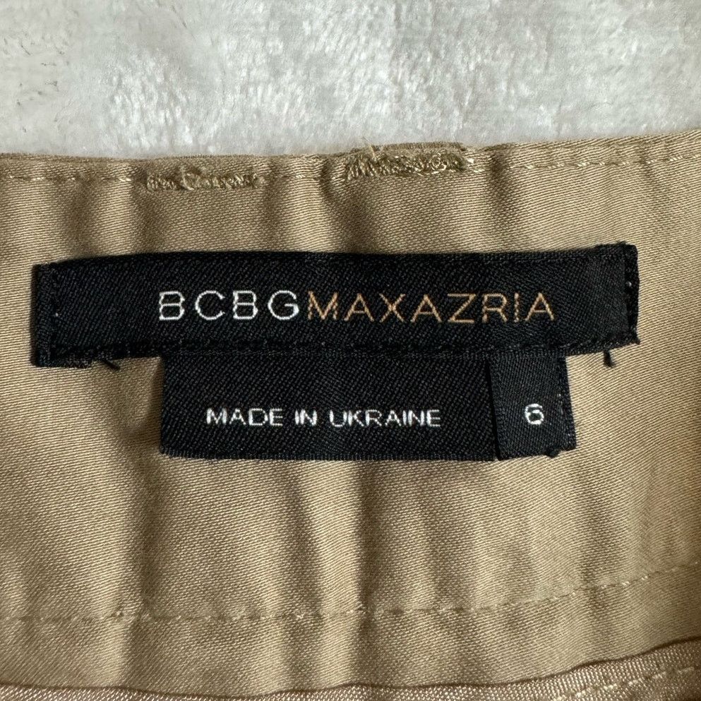 Bcbgmaxazria BCBG MAX AZRIA Khaki Trousers Casual Women's Shorts Size 6 Size 28" / US 6 / IT 42 - 3 Thumbnail