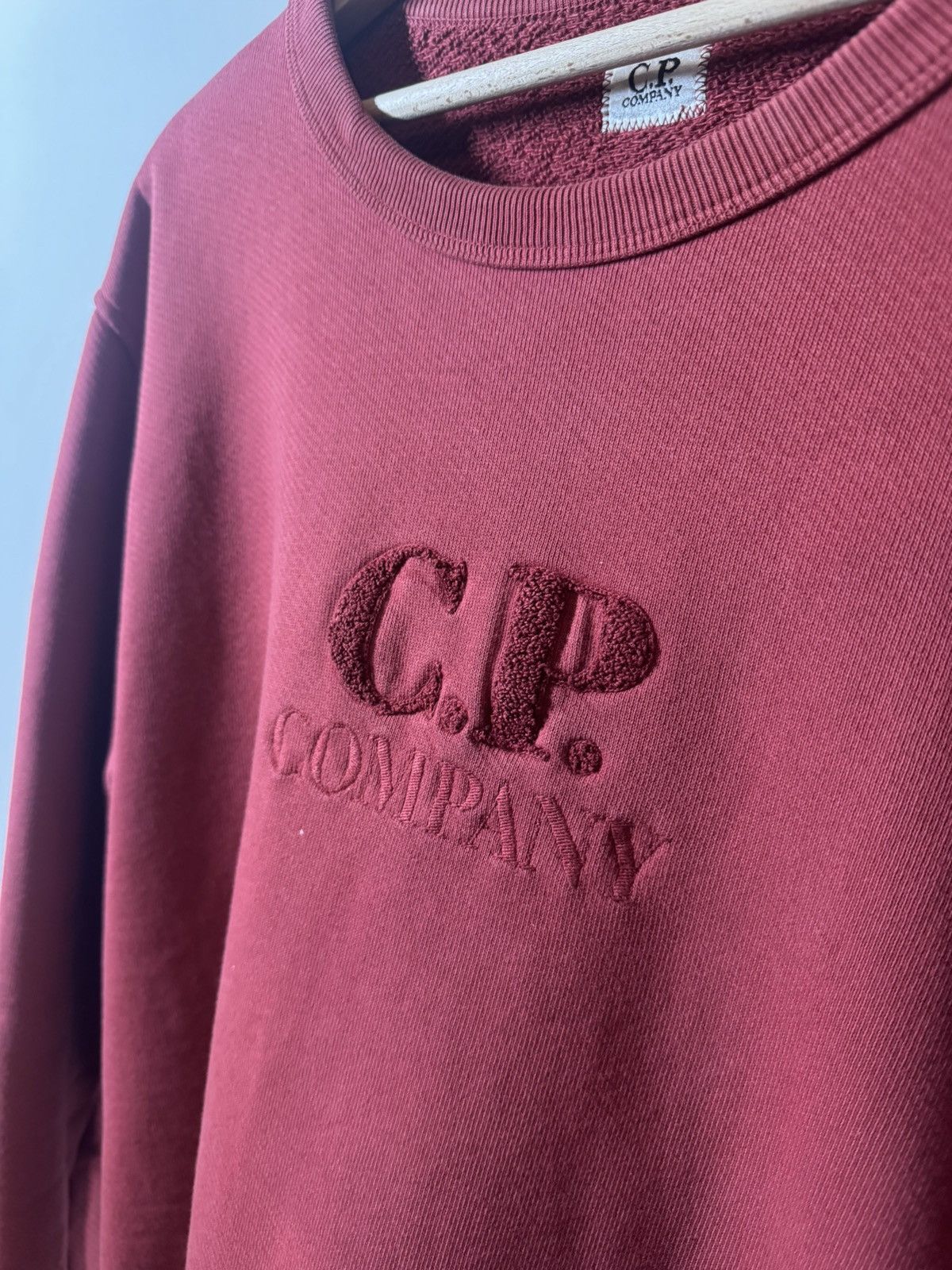 C.P. Company C.P Company Sweatshirt with velvet logo Size US L / EU 52-54 / 3 - 3 Thumbnail