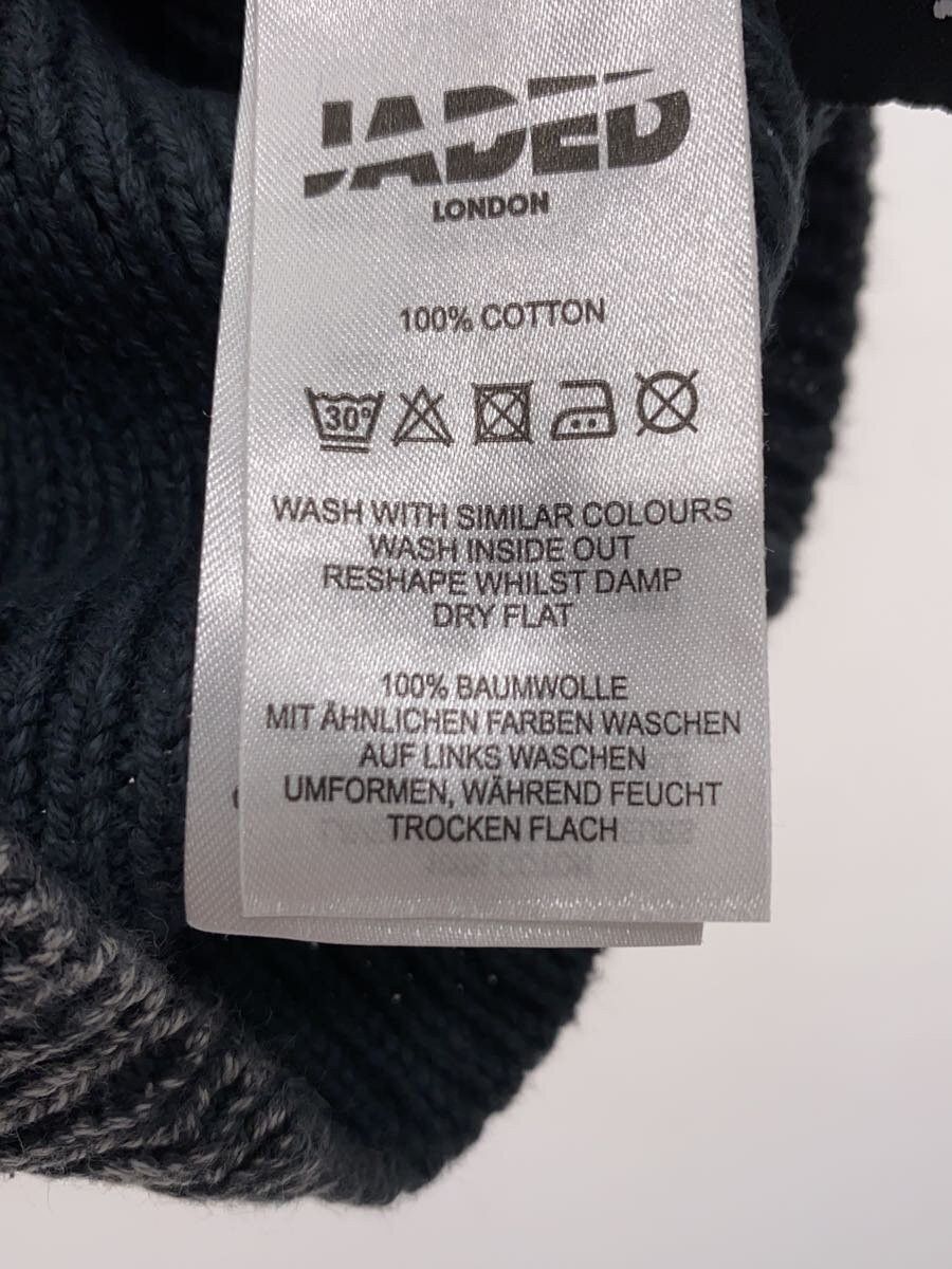 Jaded London Jaded London Cotton Knit Cap Grey Size ONE SIZE - 5 Thumbnail