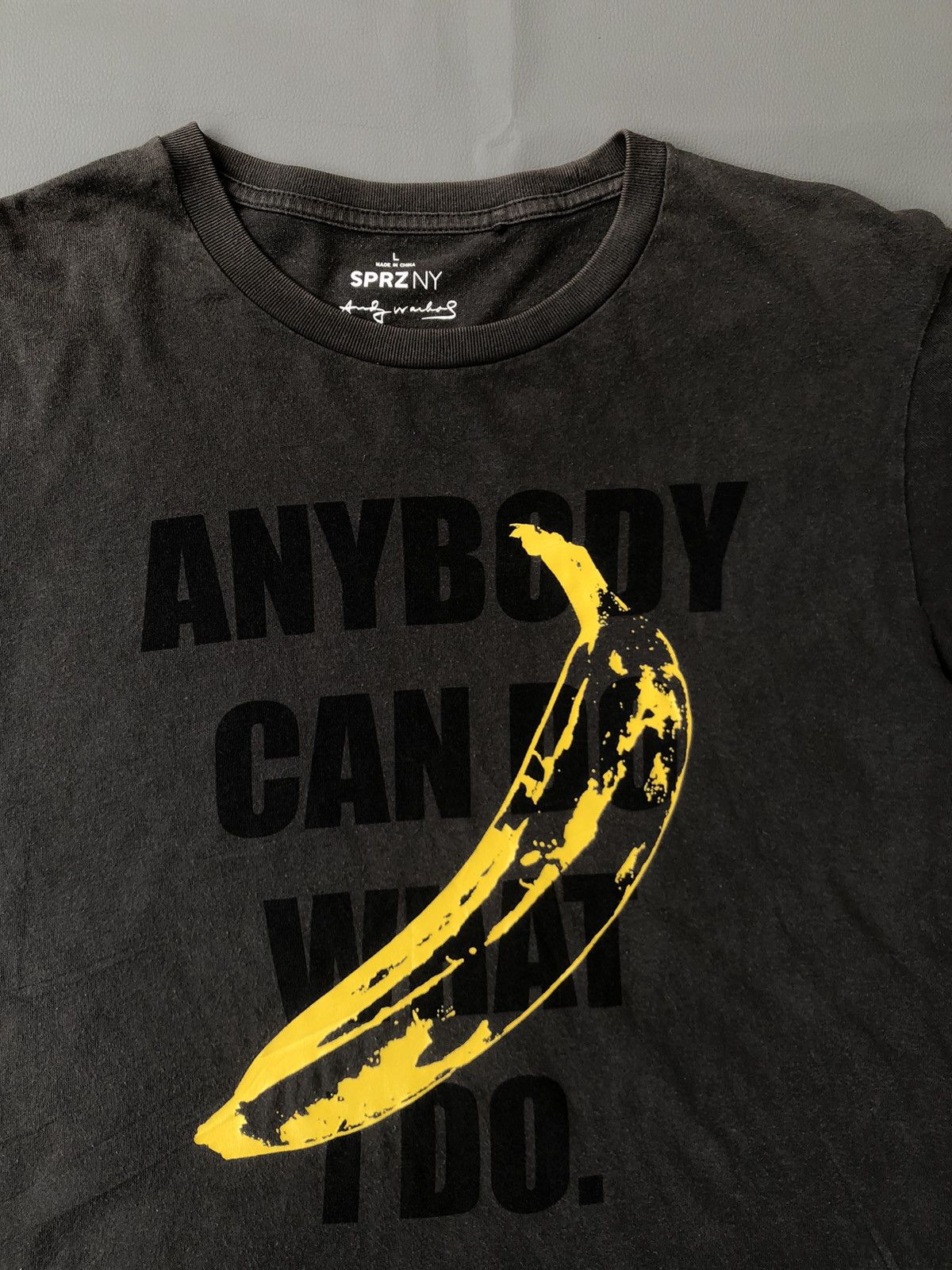 Andy Warhol × Hysteric Glamour × Japanese Brand Japan Andy Warhol X uniqlo Anobody Can Do What I Do Size US L / EU 52-54 / 3 - 4 Thumbnail