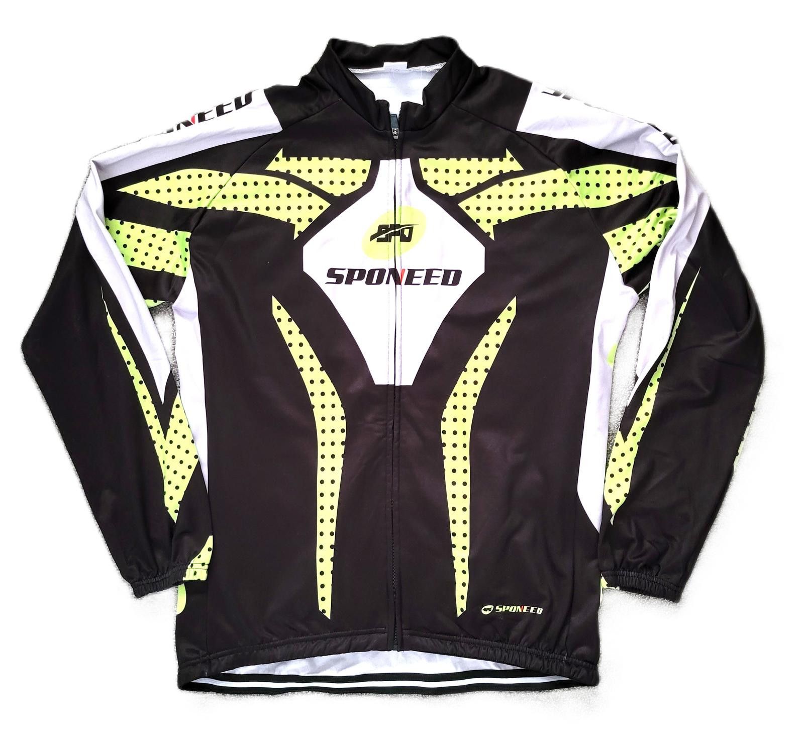 Other Sponeed Men’s XXL Cycling Jacket Black Neon Yellow Full Zip Size US XXL / EU 58 / 5 - 1 Thumbnail