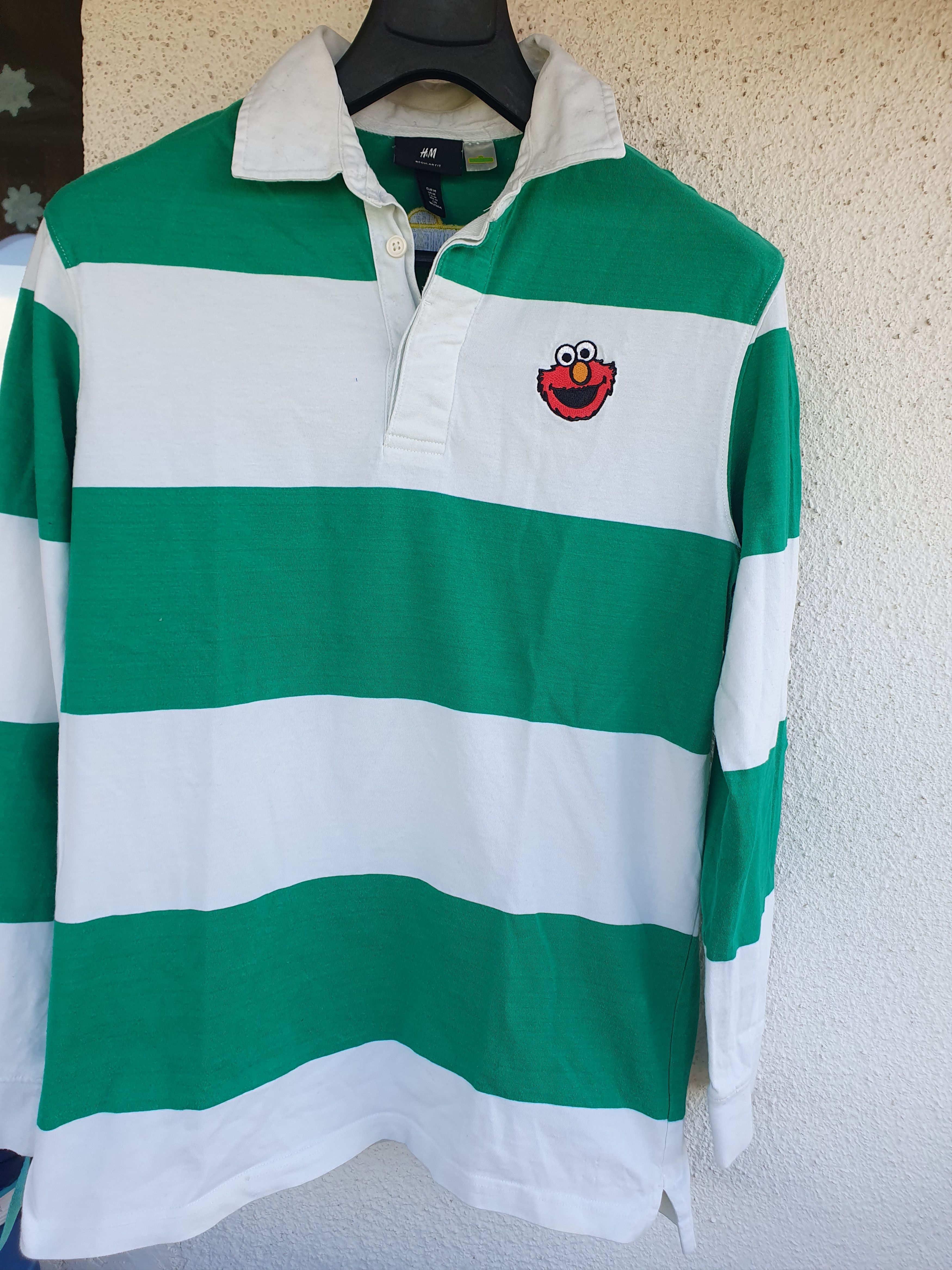 H&M H&M Sesame Street Elmo Rugby Striped 2021 Polo t-shirt M Size US M / EU 48-50 / 2 - 6 Thumbnail
