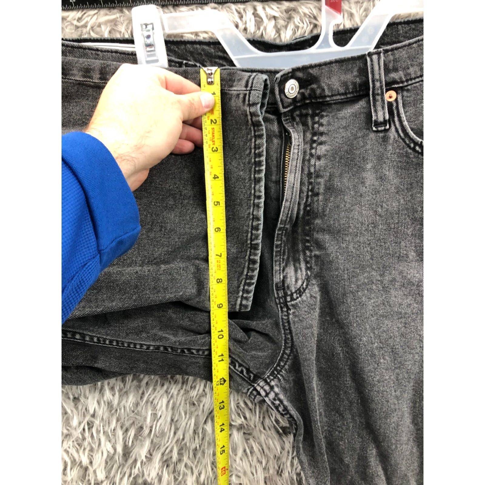 Gap Gap Jeans 90's Loose High Rise Dark Wash Black Denim Womens Size 16 Regular 5-Pocket Style Mom Vintage: No Size 38" / US 16 / IT 52 - 4 Thumbnail