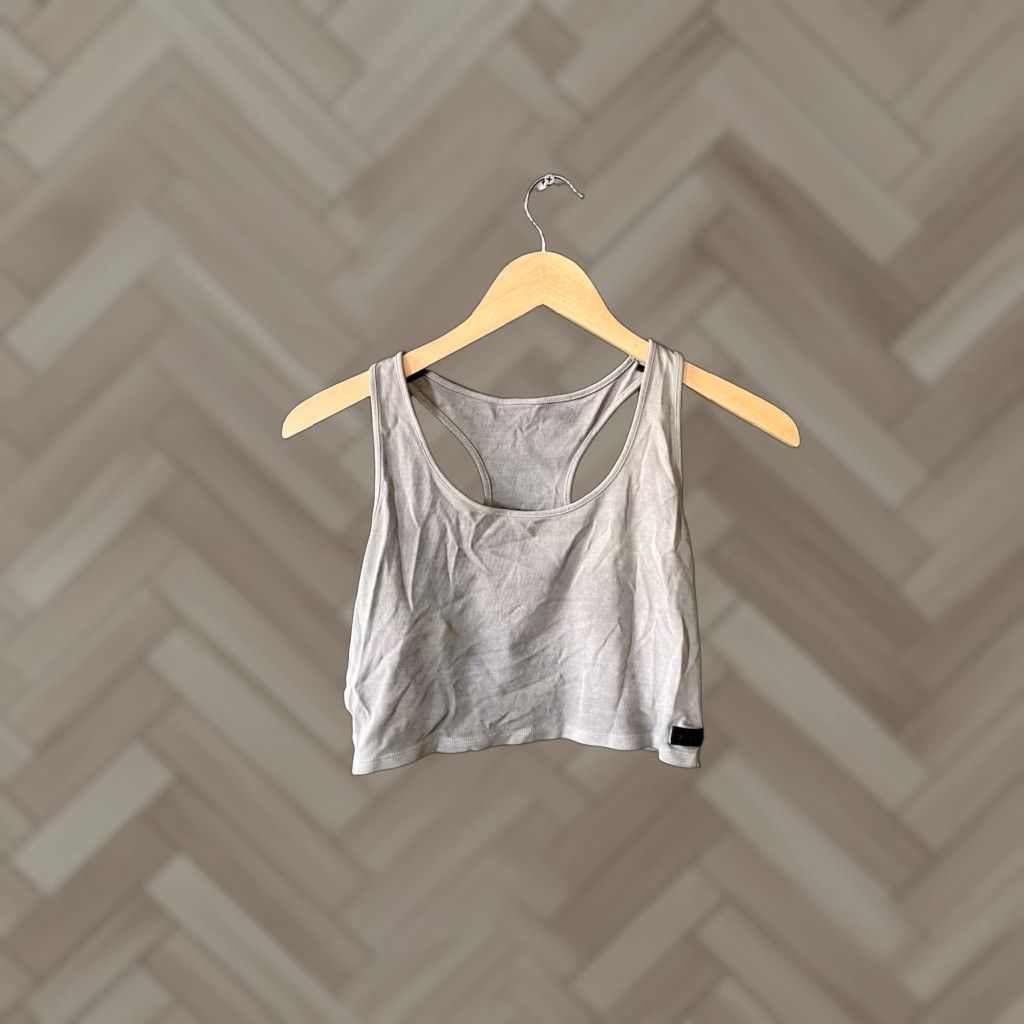 Vintage Alphalete Womens Gray Athletic Sports Bra Size ONE SIZE - 1 Thumbnail