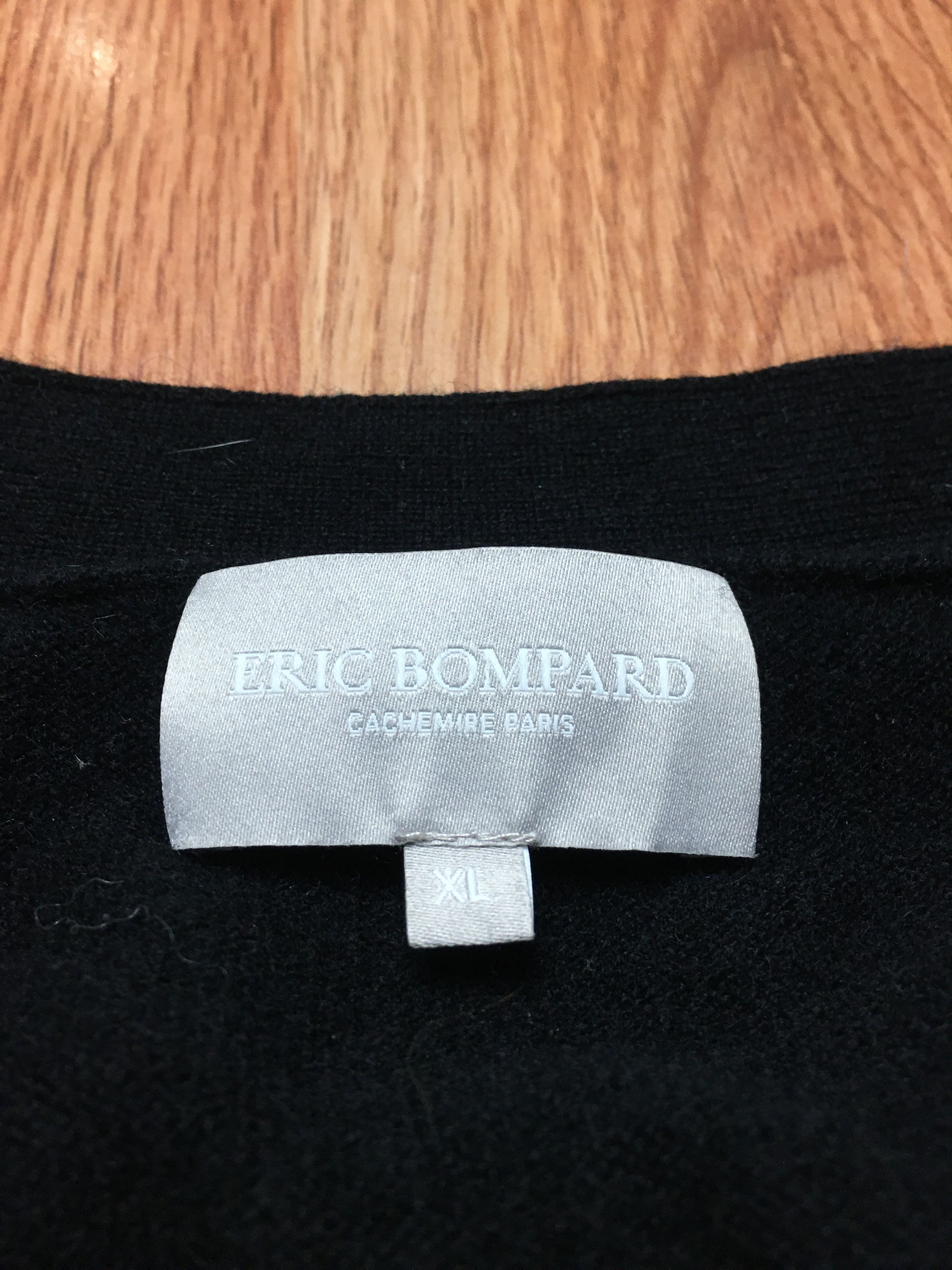 Bompard × Designer Eric Bompard Wool Cashmere Knit Cardigan Black Size XL Size XL / US 12-14 / IT 48-50 - 9 Thumbnail