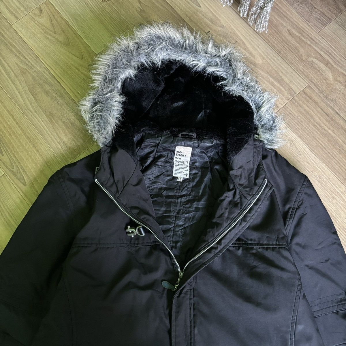 If Six Was Nine × Tornado Mart × semanticdesign Semantic design Ifsixwasnin LGB Style fur jacket gothic punk Size US L / EU 52-54 / 3 - 4 Thumbnail