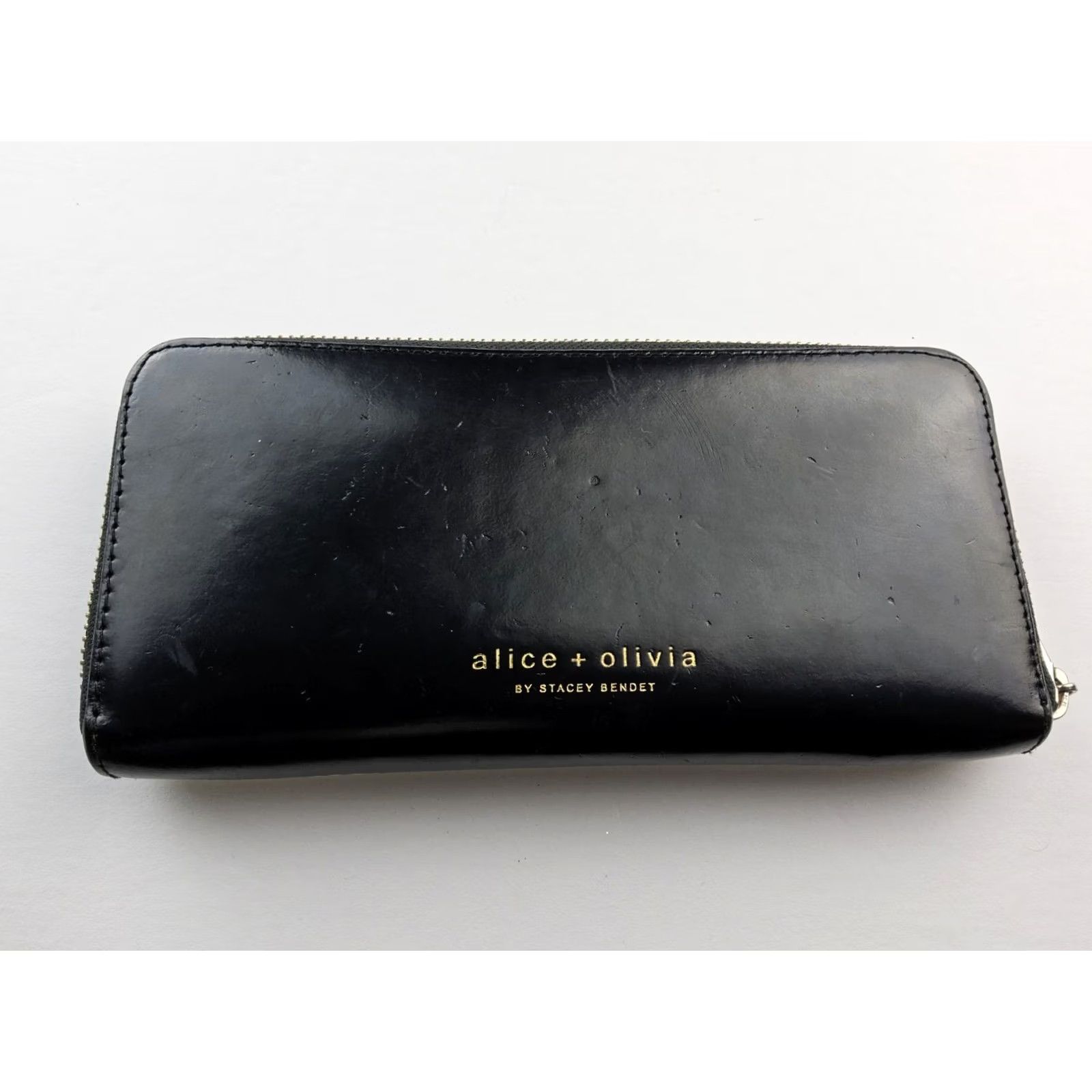 Alice + Olivia Alice + Olivia Alicia + Olivia Stacey Bendet Rhinestone Zip Around Wallet Womens Multicolor Zip-Around Rhinestone Olivia 7.75x4 Accessories Size ONE SIZE - 4 Thumbnail