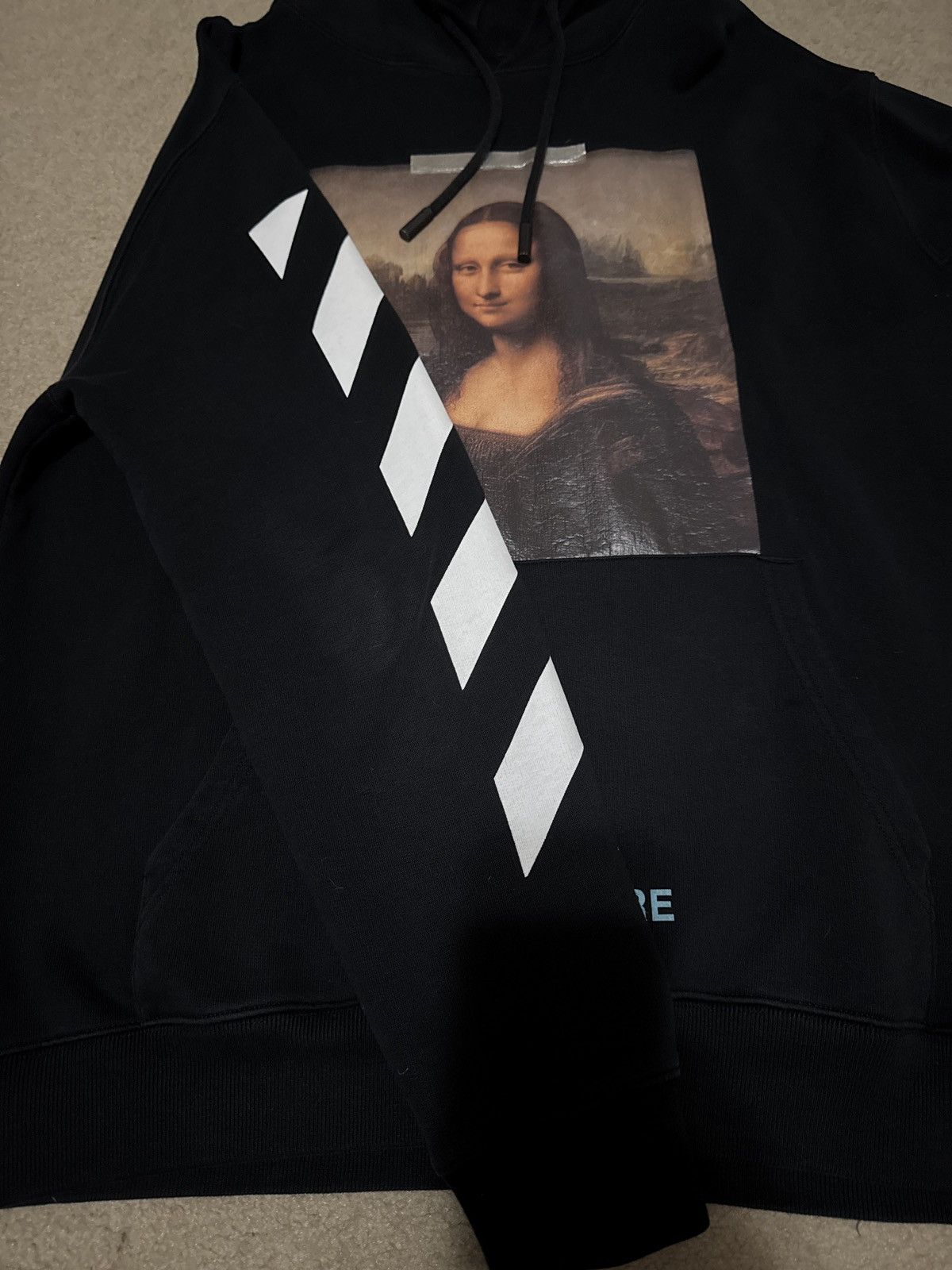 Off white diagonal monalisa hoodie 2025