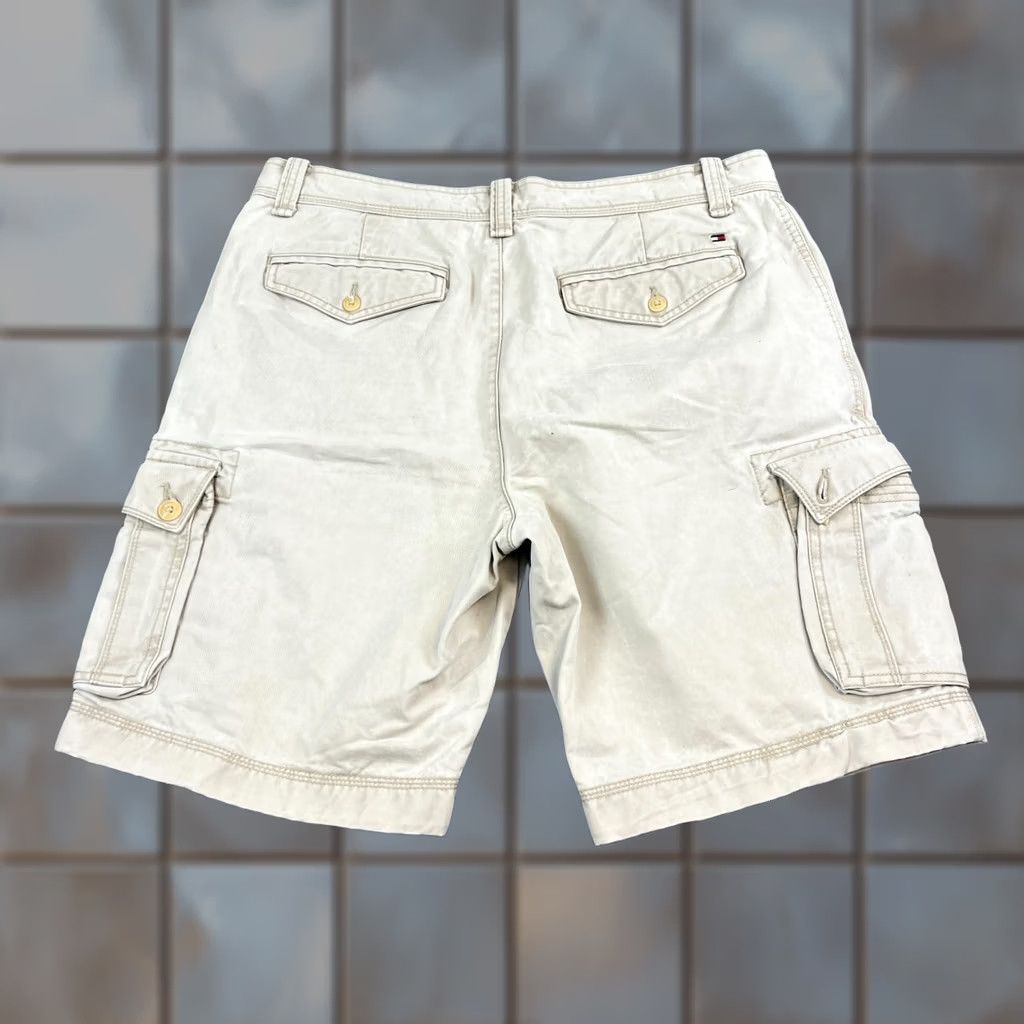 Tommy Hilfiger Tommy Hilfiger Mens Cargo Shorts W35 W36 Beige Combat Utility Japanese Style Shirt (Note: cannot add new info) Size US 35 - 1 Thumbnail