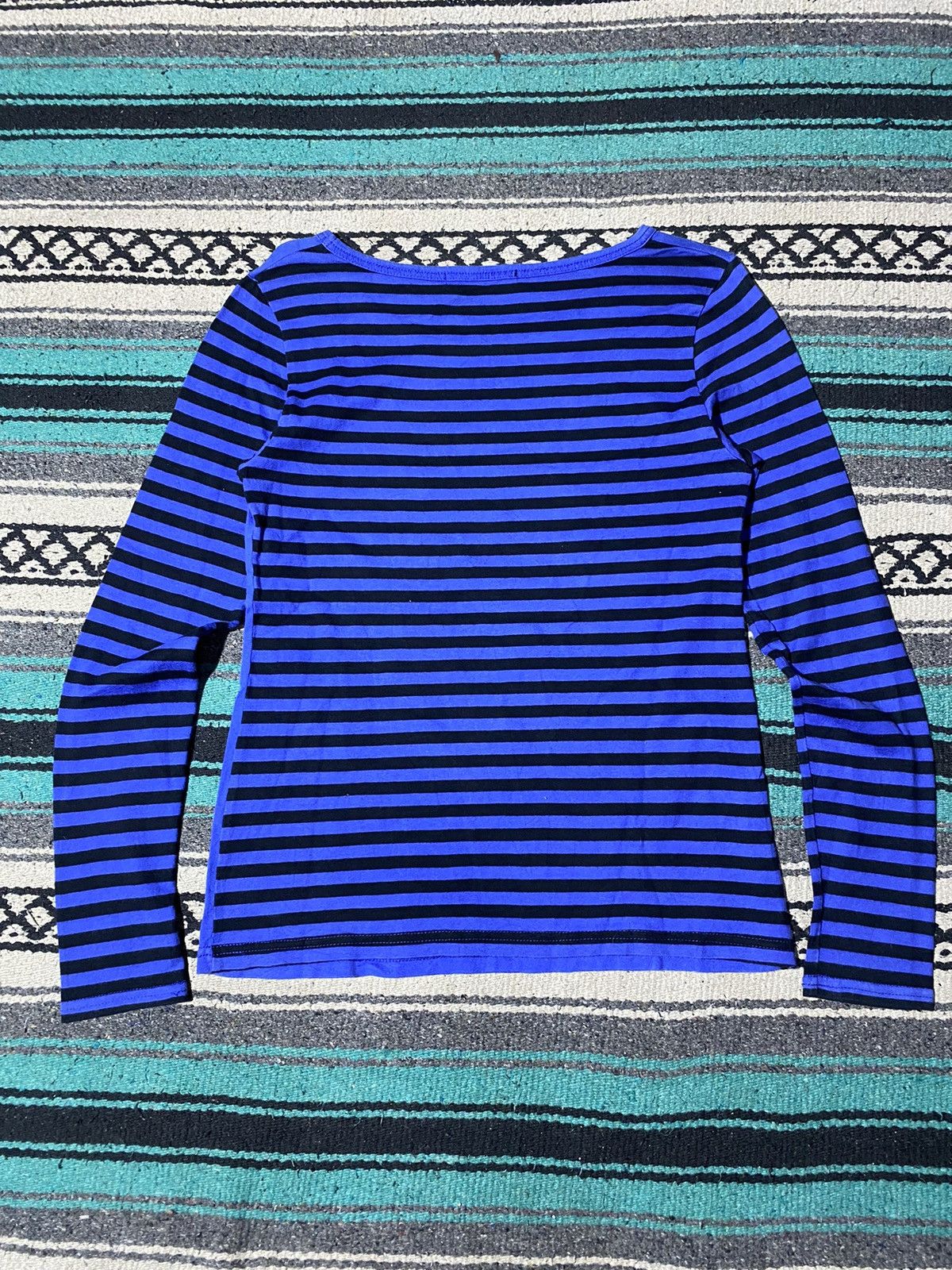 If Six Was Nine 2000s Algonsquin - Grunge Style Striped Longsleeve Size US S / EU 44-46 / 1 - 4 Thumbnail
