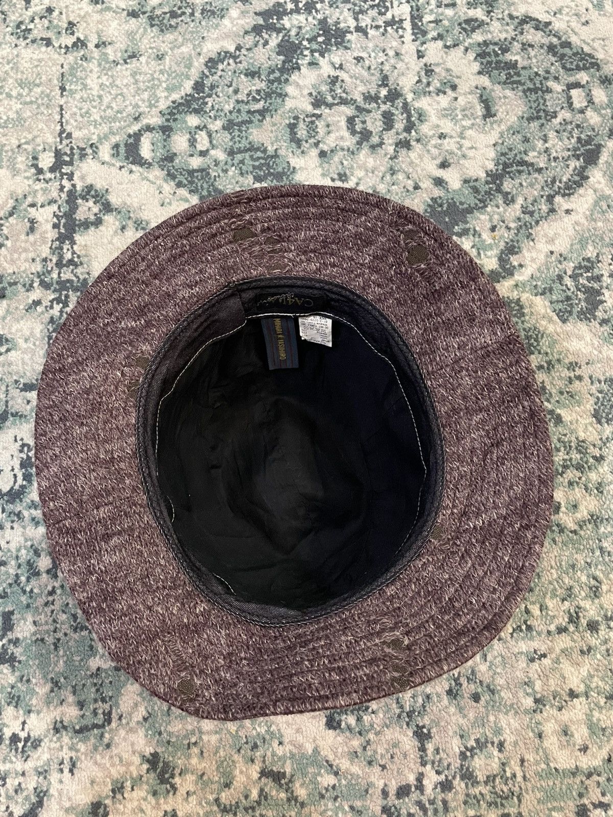 Maison MIHARA YASUHIRO Maison Miharayasuhiro x Ca4la Crochet Distressed Style Hats Size ONE SIZE - 7 Thumbnail