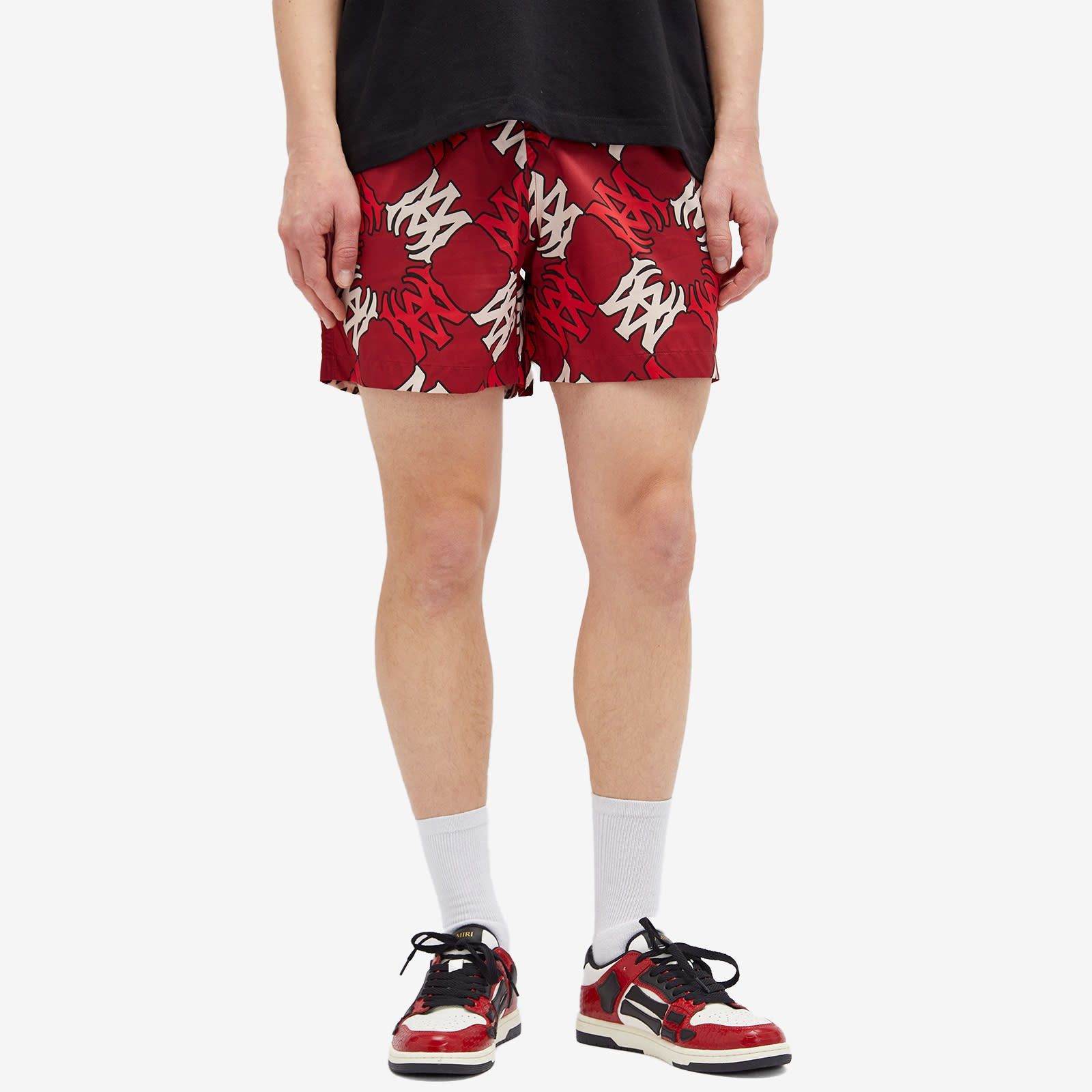 Amiri o1s1wg110126 Quad Print Swim Shorts in Multicolor Size US 32 / EU 48 - 2 Thumbnail