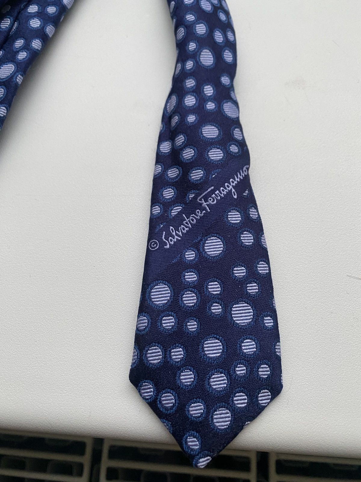 Salvatore Ferragamo Salvatore Ferragamo Tie 100% Silk Made In Italy Size ONE SIZE - 3 Thumbnail