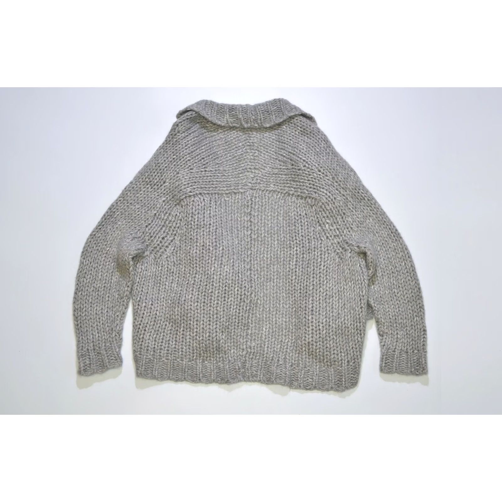 Alexander Wang Alexander Wang Designer Cardigan Sweater Wool Mohair Silk Chunky Knit Gray S Women XS? No Size S Size S / US 4 / IT 40 - 5 Thumbnail
