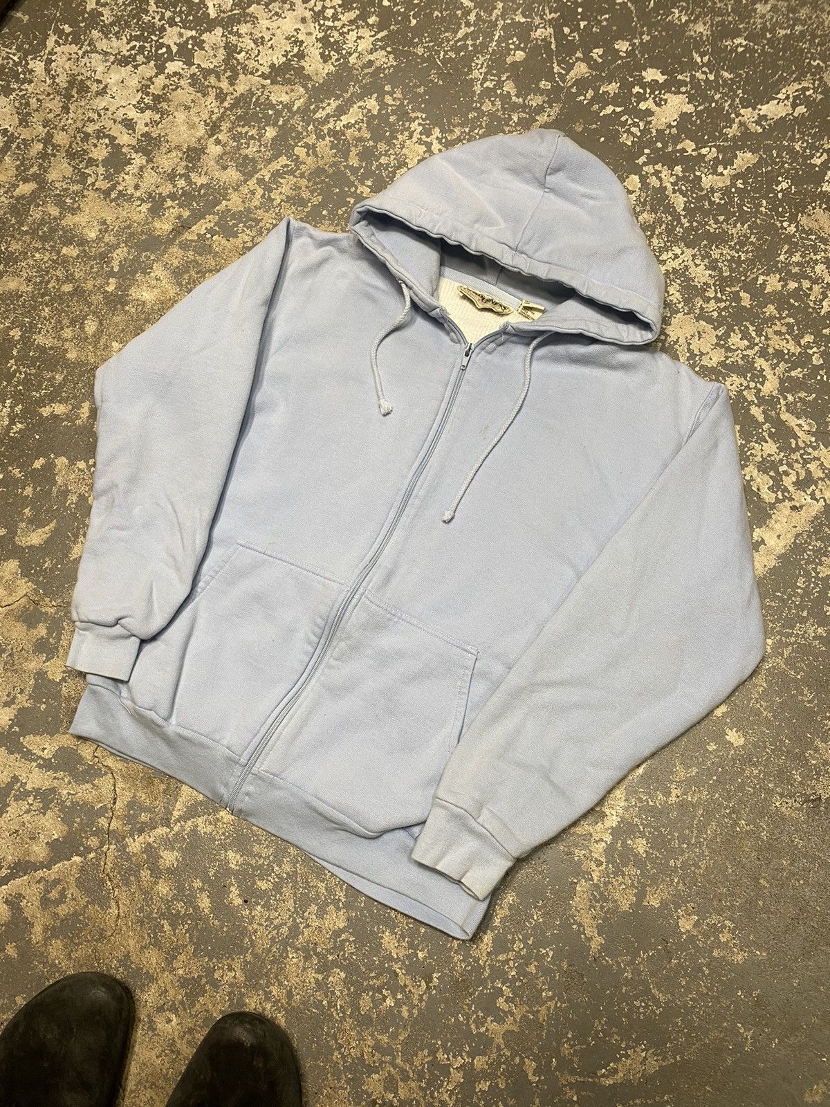 Japanese Brand × Vintage Vintage Wilderness Waffle Insulated Thermal Zip Hoodie Sweat Size US M / EU 48-50 / 2 - 2 Thumbnail