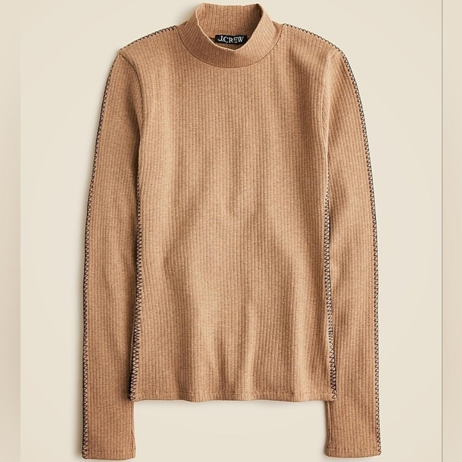 J.Crew J Crew Premium rib turtleneck with whipstitch trim- S Size S / US 4 / IT 40 - 1 Thumbnail