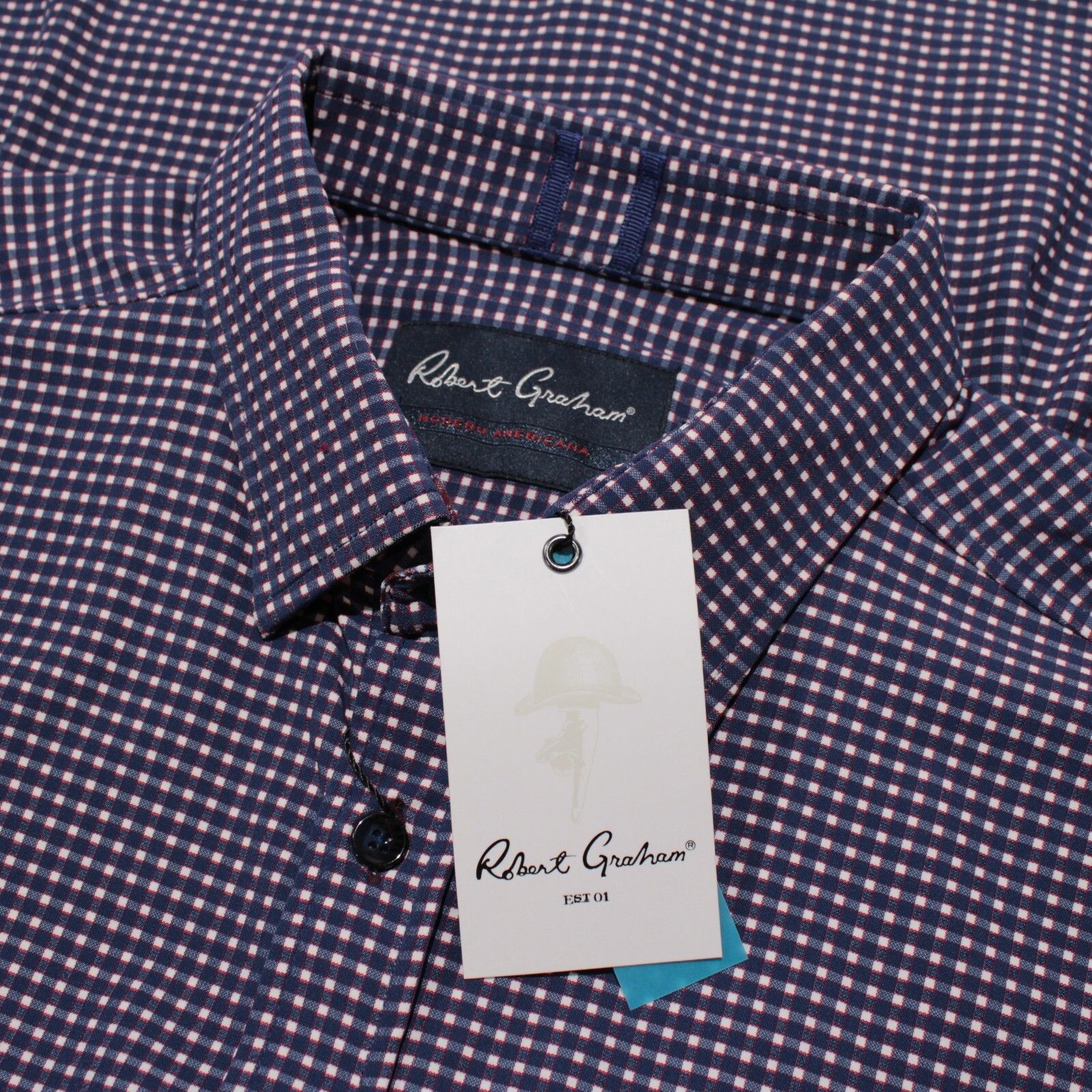 Robert Graham Robert Graham New with tags Shirt Size L US In Blue Size US L / EU 52-54 / 3 - 1 Thumbnail