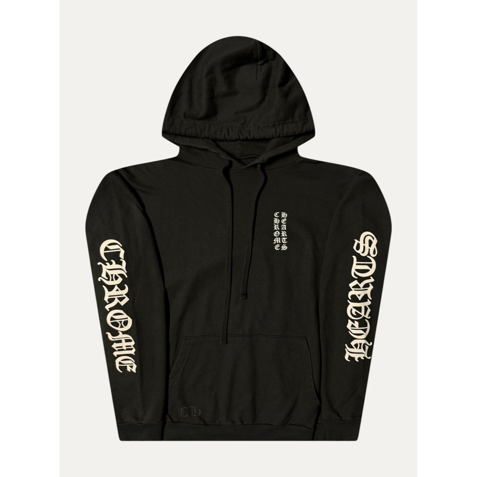 Chrome Hearts Chrome Hearts Black Scroll Logo Hoodie Size US XXL / EU 58 / 5 - 1 Thumbnail
