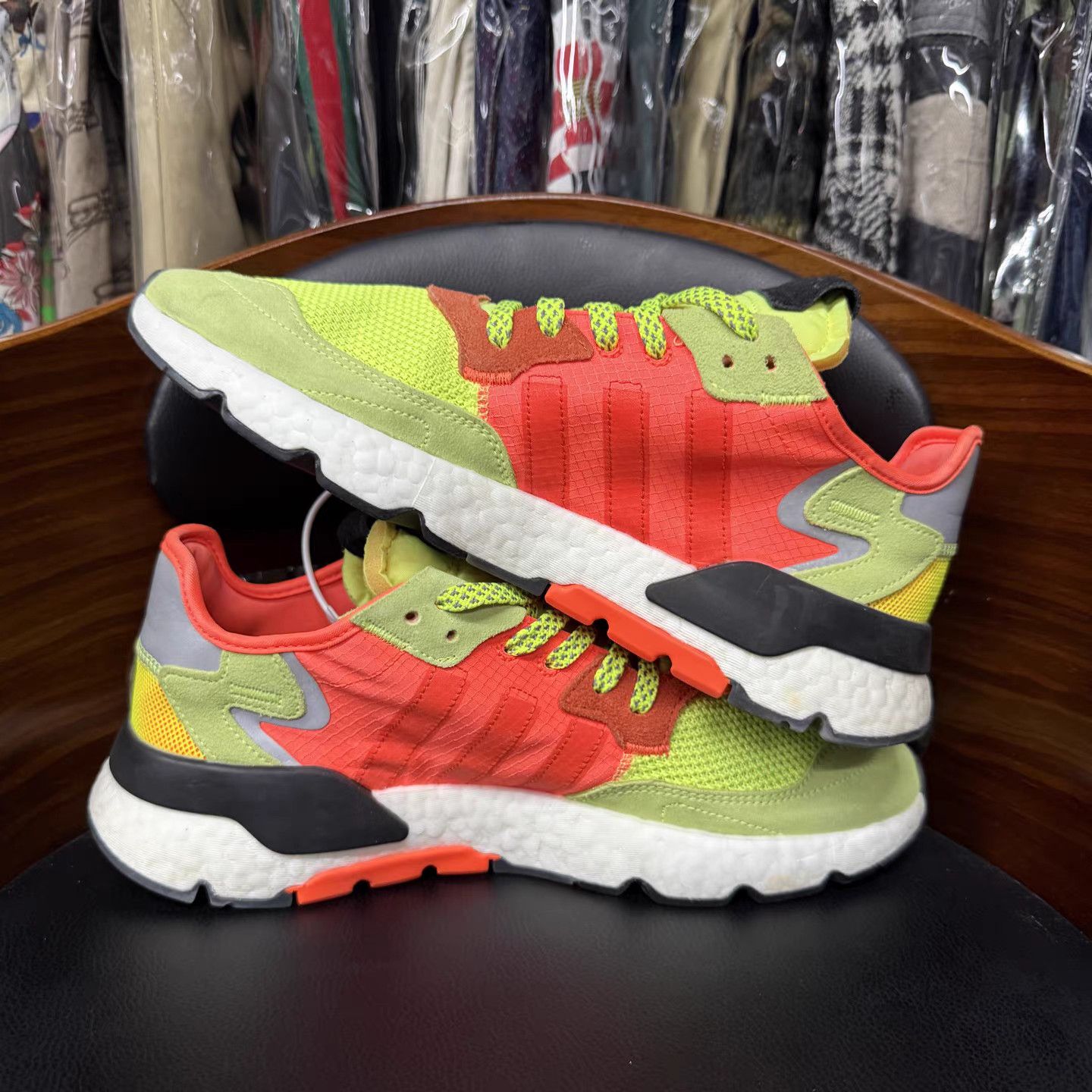 Adidas adidas Nite Jogger Road Safety Yellow Orange Sneakers Size US 11.5 / EU 44-45 - 7 Thumbnail