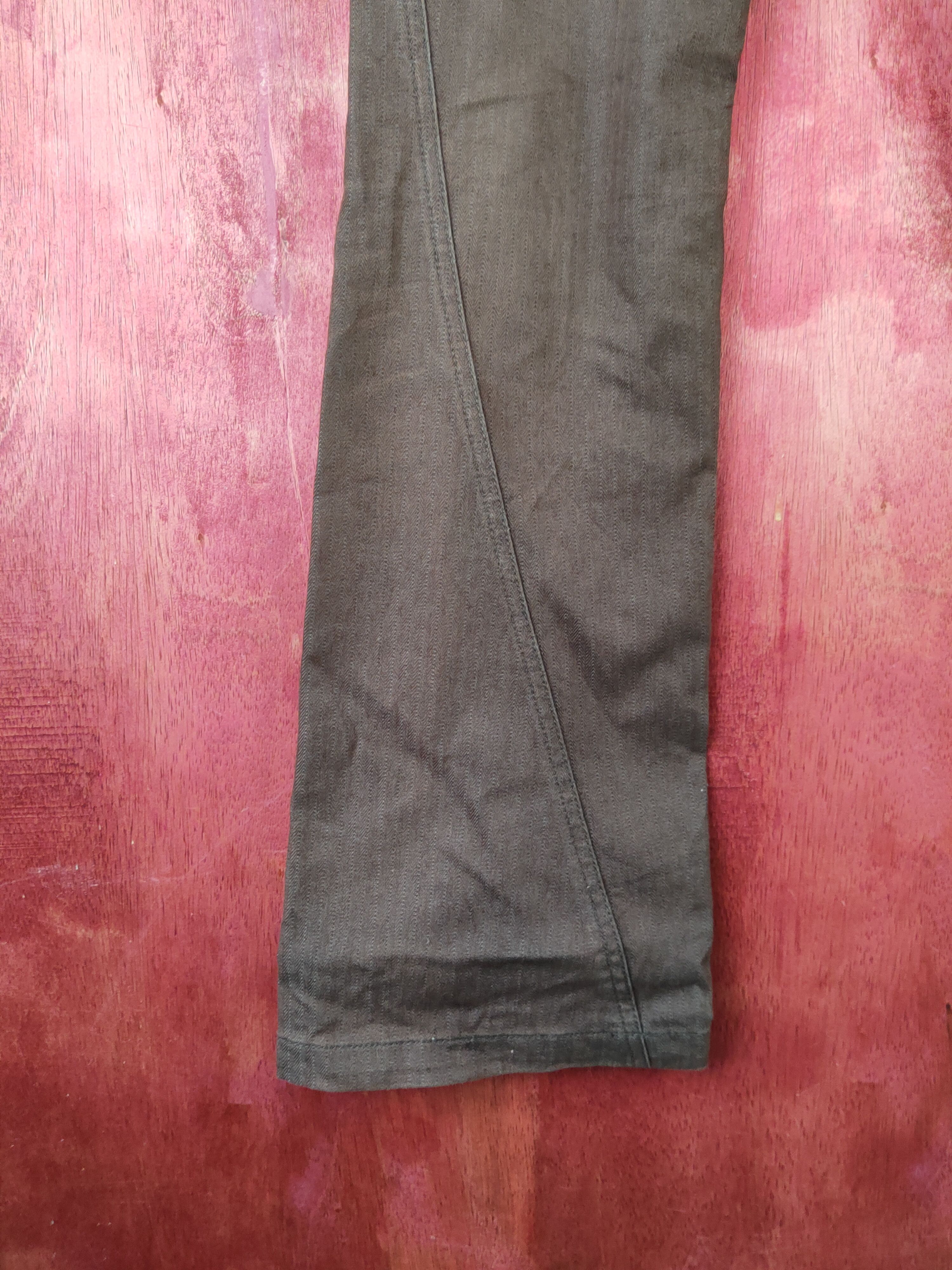 Japanese Brand Michel Klein Homme Dark Brown Multipocket Jeans #S2257 Size 28" / US 6 / IT 42 - 4 Thumbnail