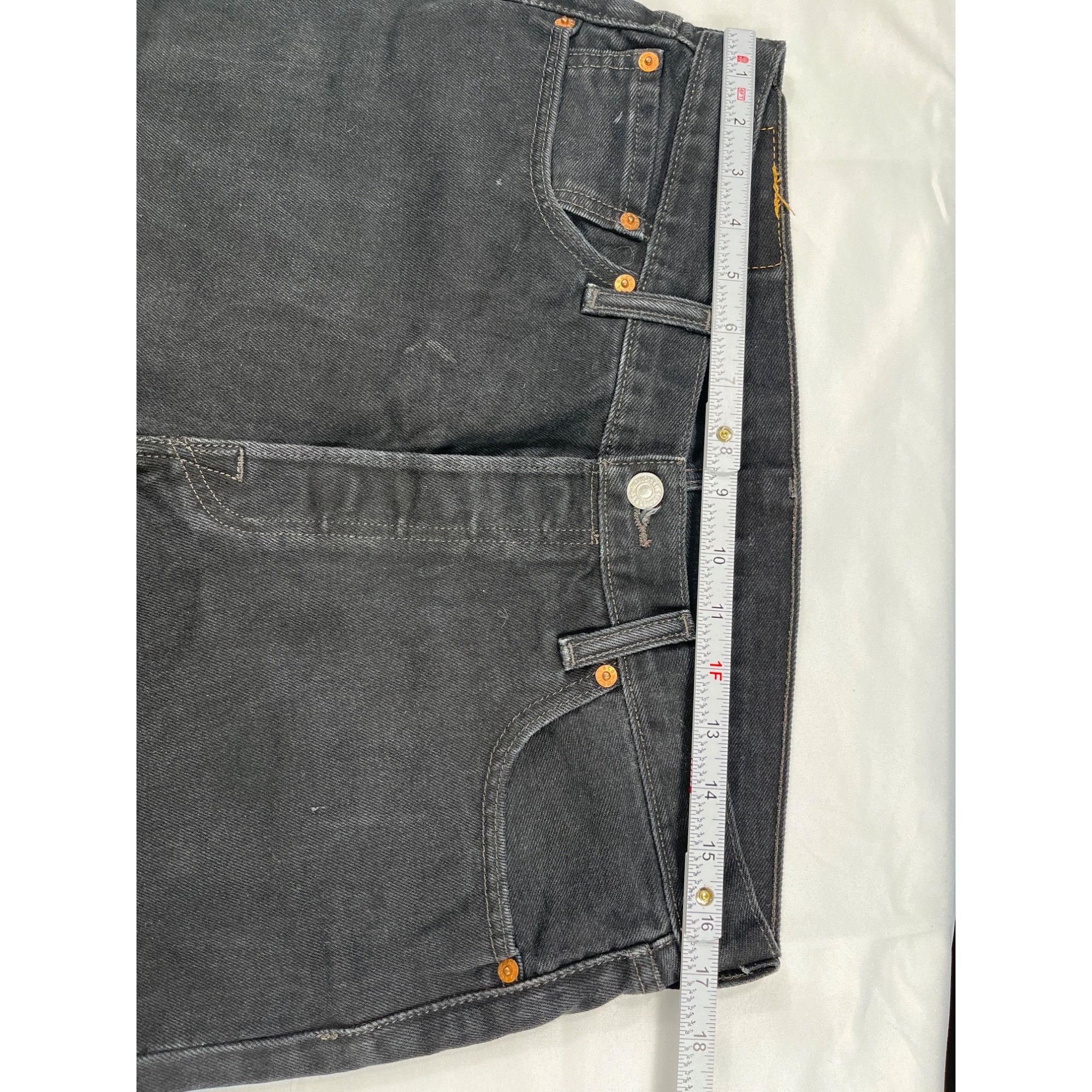 Levi's Levi's 501 Men's Black Jeans/Straight Leg 34x32 SKU 4103 Size US 34 / EU 50 - 12 Thumbnail