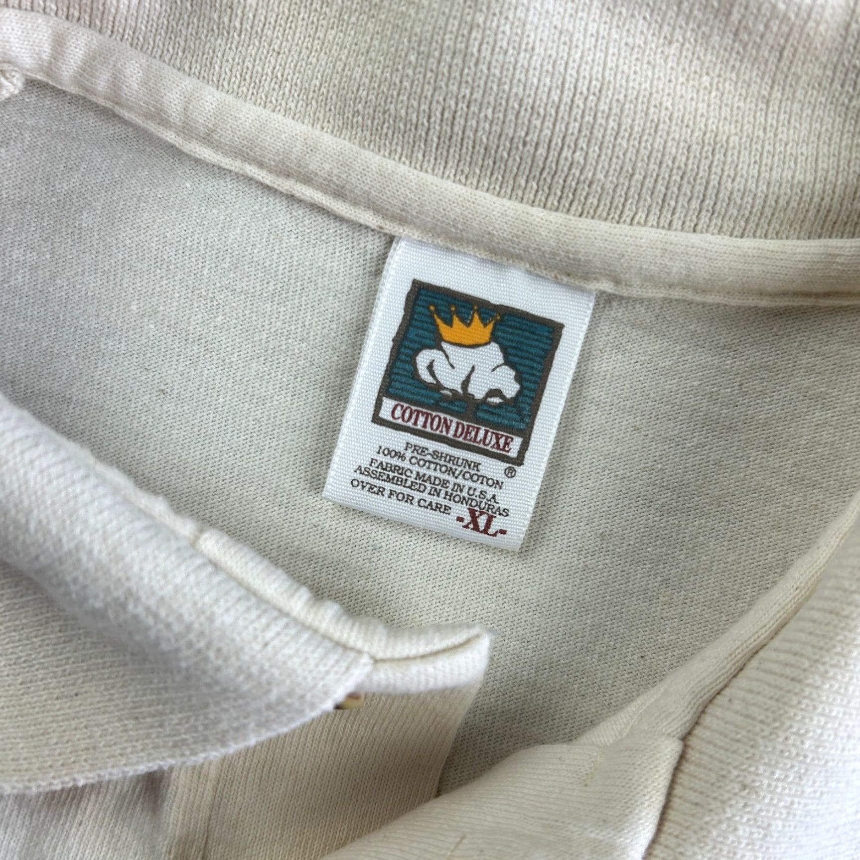 Vintage VINTAGE Groundhog Day 1997 Punxsutawney Phil Polo Shirt Beige XL 90s Made in USA Size US XL / EU 56 / 4 - 4 Thumbnail