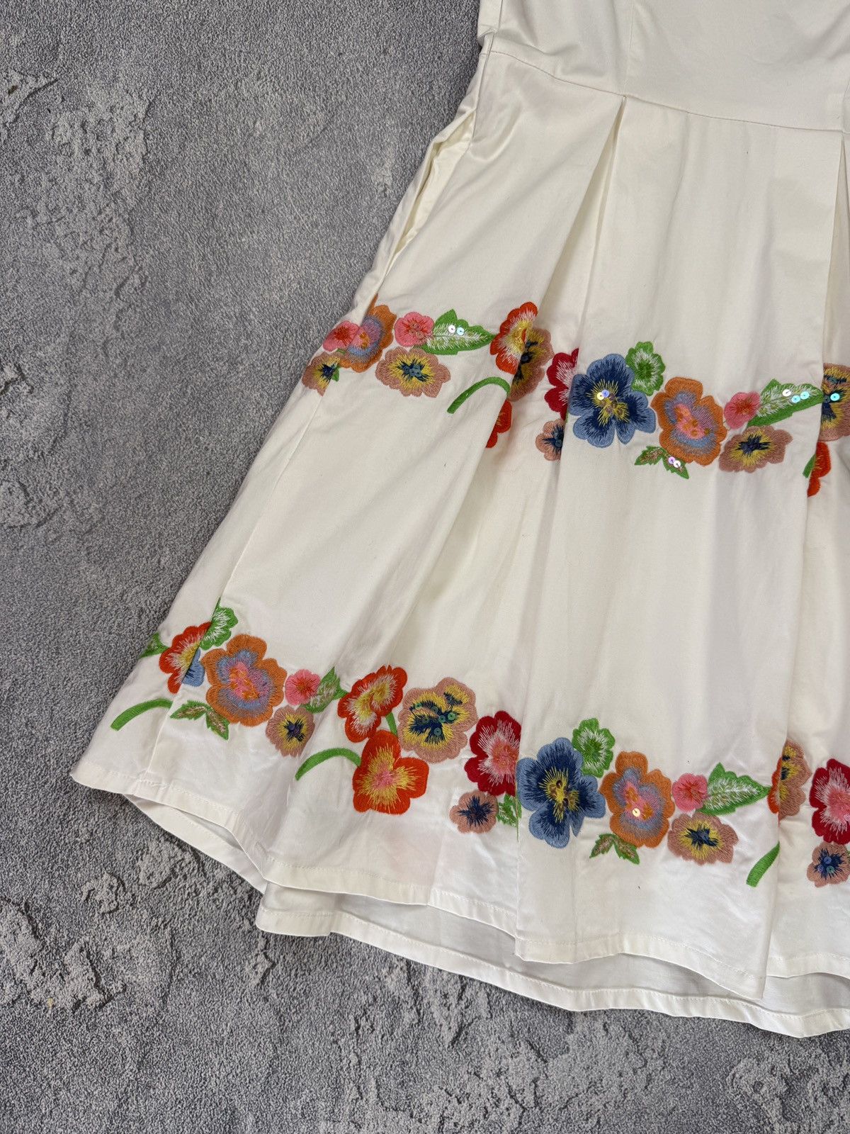 Blumarine Vintage Blumarine Blugirl Floral Midi Dress Size XS / US 0-2 / IT 36-38 - 10 Thumbnail