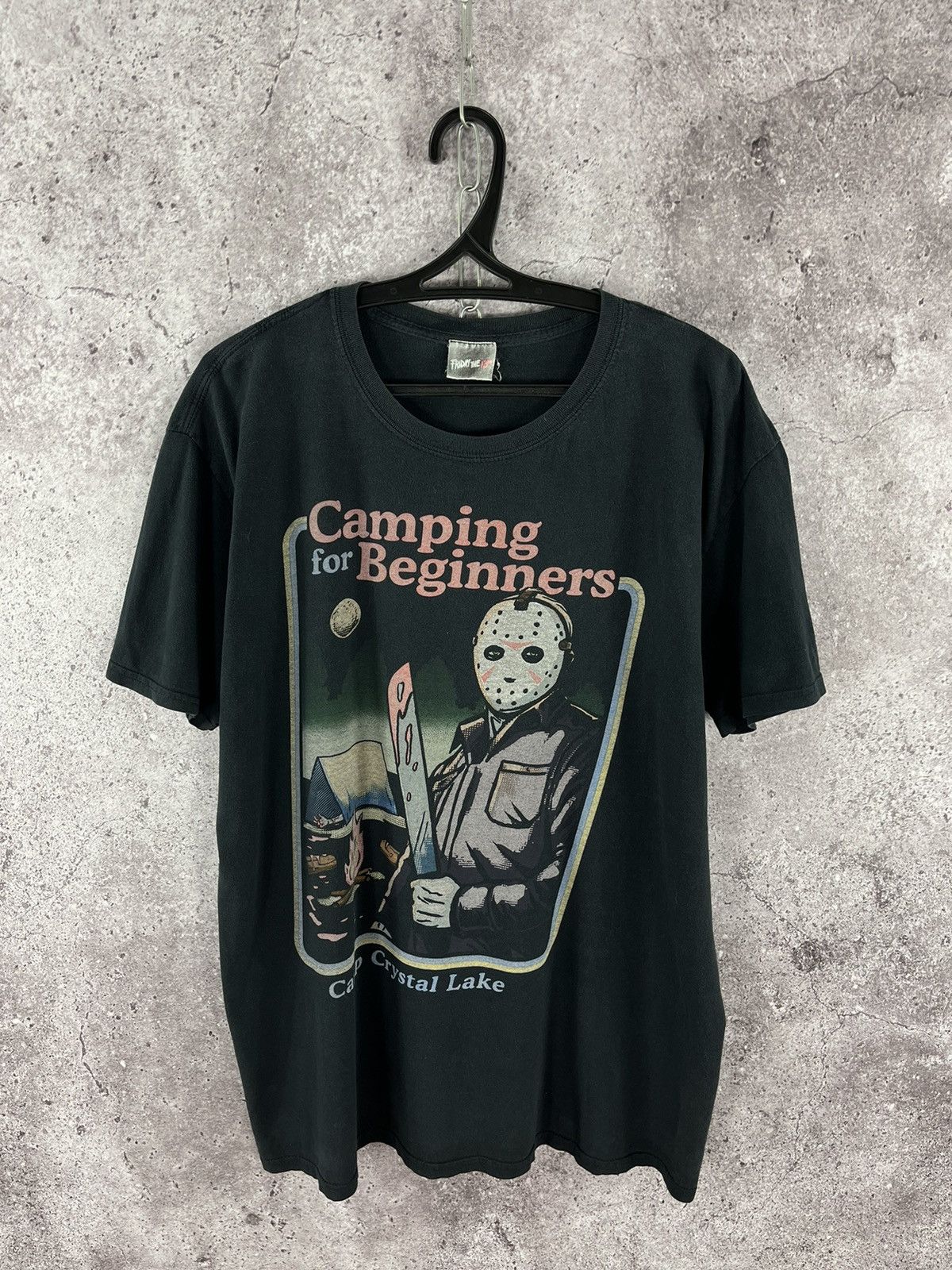 Gildan Friday The 13th Tee Camping for Beginners Camp Crystal Lake Size US XL / EU 56 / 4 - 1 Thumbnail