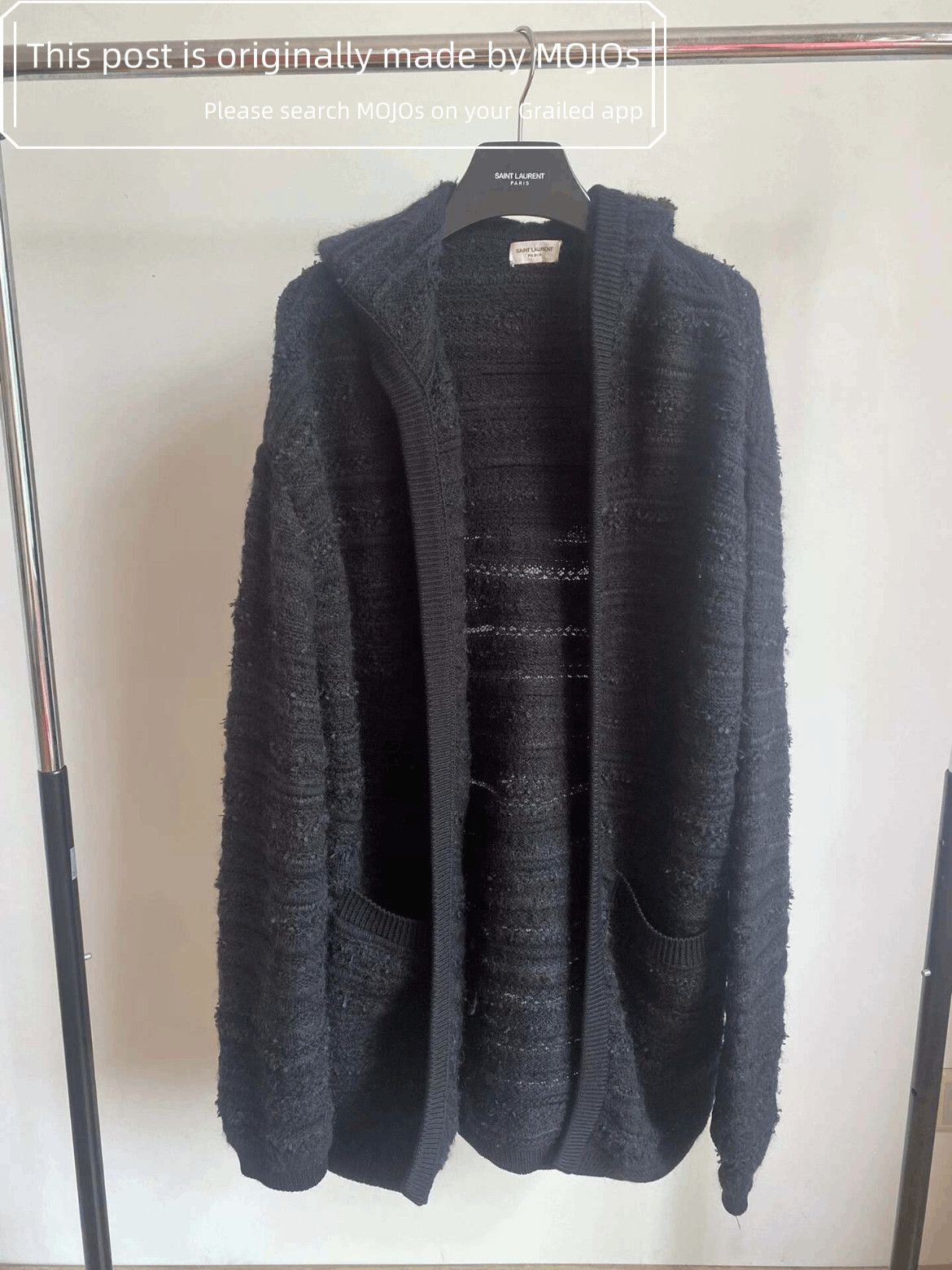 Saint Laurent Paris Sz S Saint Laurent Paris 18AW Knitwear Hoodie Cardigan mojos Size US S / EU 44-46 / 1 - 1 Thumbnail