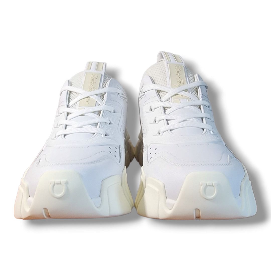 Salvatore Ferragamo Ferragamo White Booster Sneaker Men's Size 7/Women's Size 9 Size US 7 / EU 40 - 13 Thumbnail