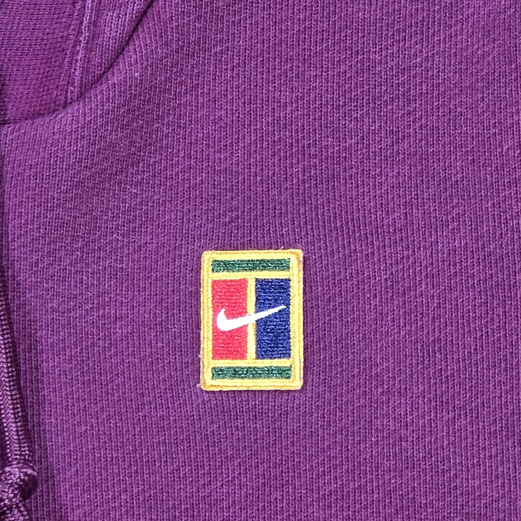 Nike Nike Challenge Court Hoodie Mens L Maroon Club Fleece Sweatshirt Cut Off Sleeve Size US L / EU 52-54 / 3 - 7 Thumbnail