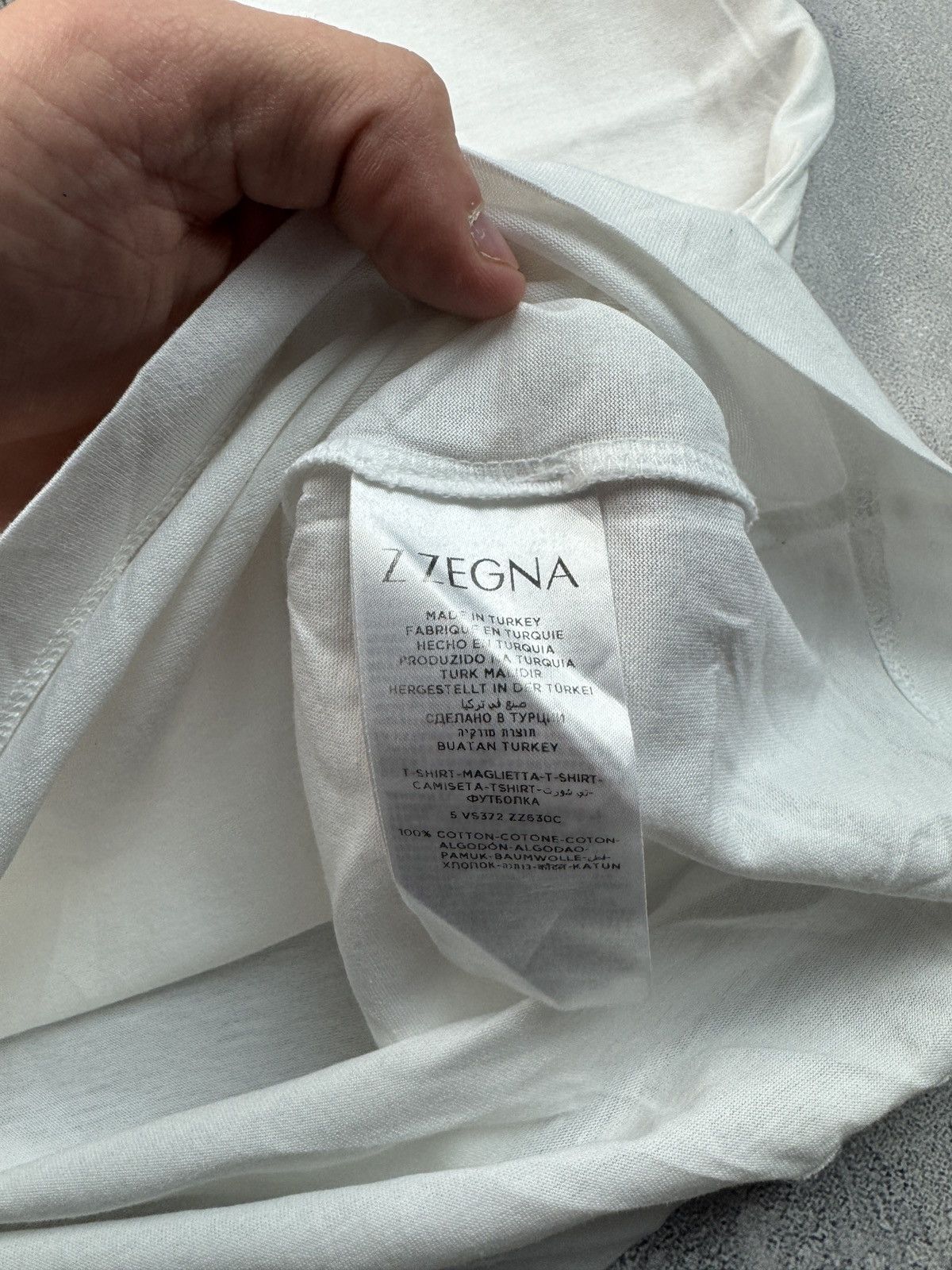 Z Zegna White Tee Ermenegildo Zegna Z ZEGNA New Collection Size US M / EU 48-50 / 2 - 4 Thumbnail