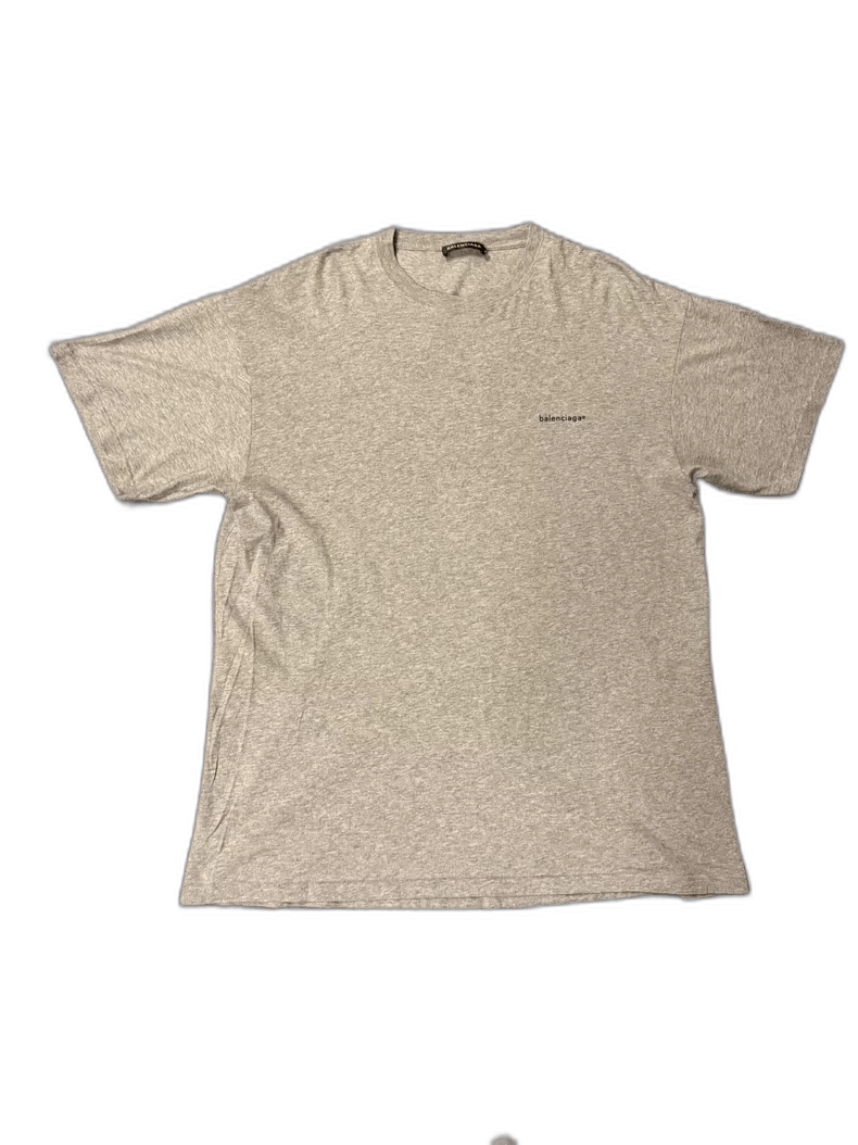 Balenciaga Oversized Tee with Logo-2505