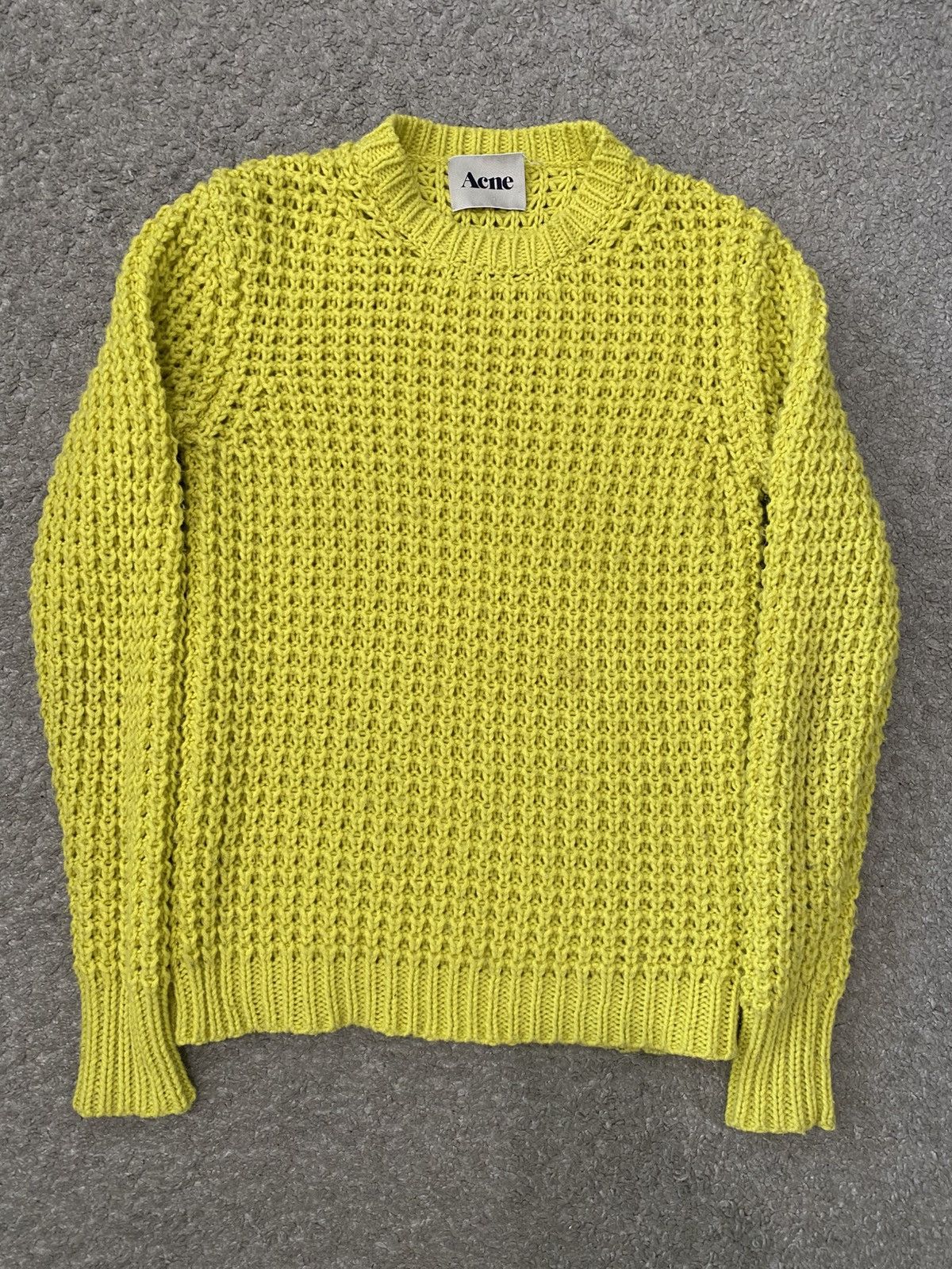 Acne Studios Acne Studios Lina Pineapple PAW12 Wool Waffle Knit y2k drip Size US M / EU 48-50 / 2 - 2 Thumbnail