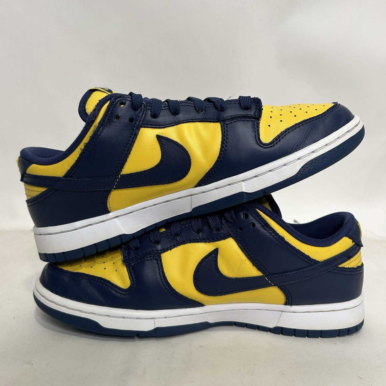Nike Nike Dunk Low Retro “Michigan/Yellow Blue” Size US 9 / EU 42 - 3 Thumbnail