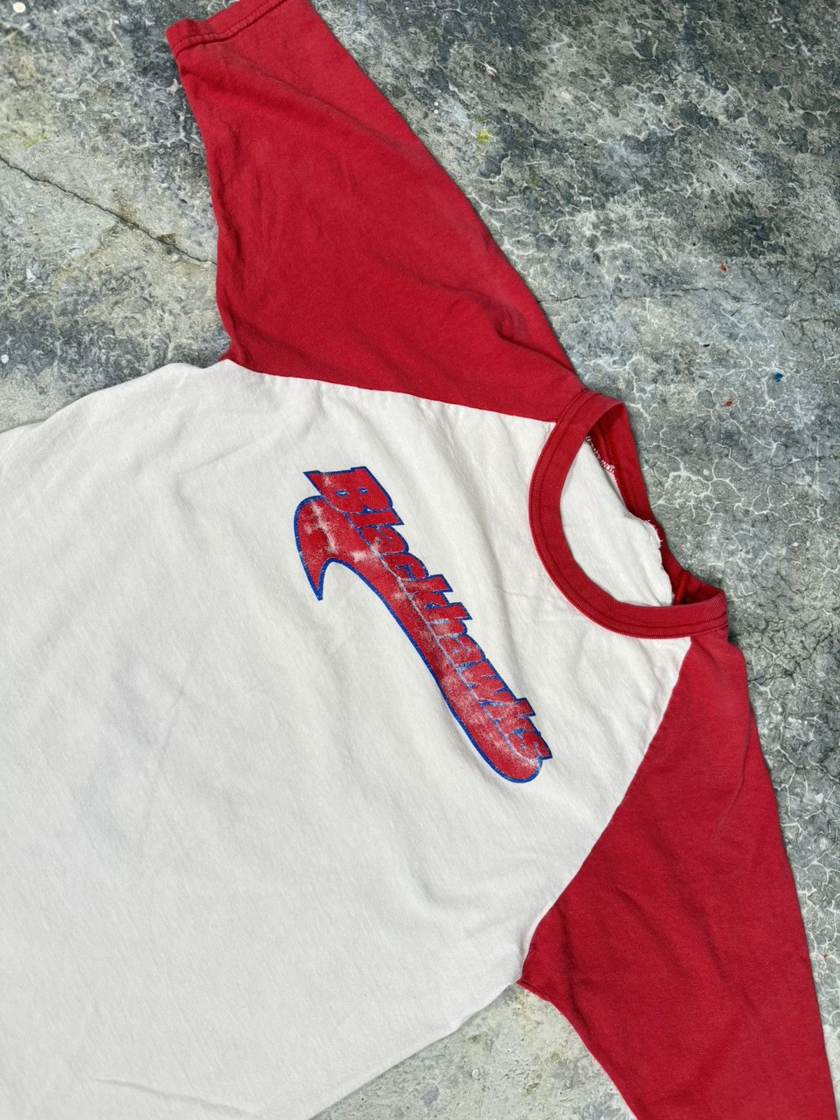 NHL × Vintage Vintage Blackhawks 70s style Tee Size US M / EU 48-50 / 2 - 4 Thumbnail