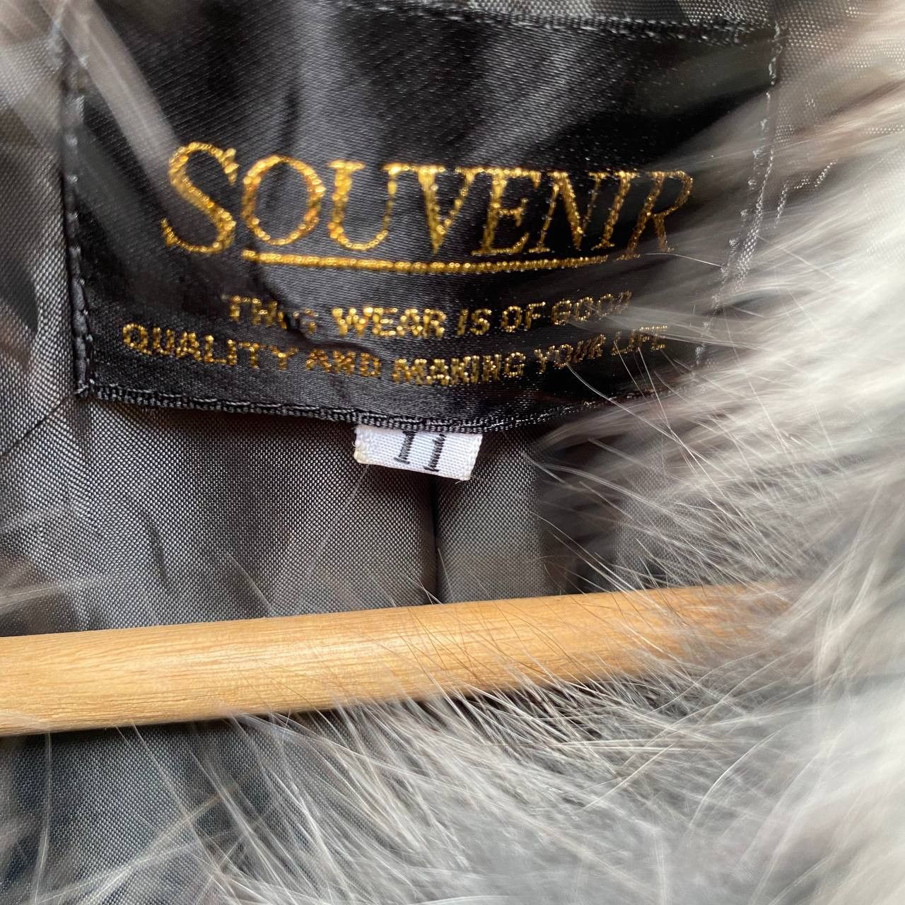 If Six Was Nine × Vintage Vintage Souvenir Fur Wool Coat Jacket Size M / US 6-8 / IT 42-44 - 3 Thumbnail