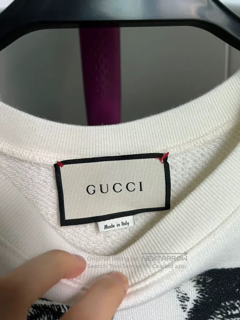 Gucci Gucci White sweatshirt Size US M / EU 48-50 / 2 - 3 Thumbnail