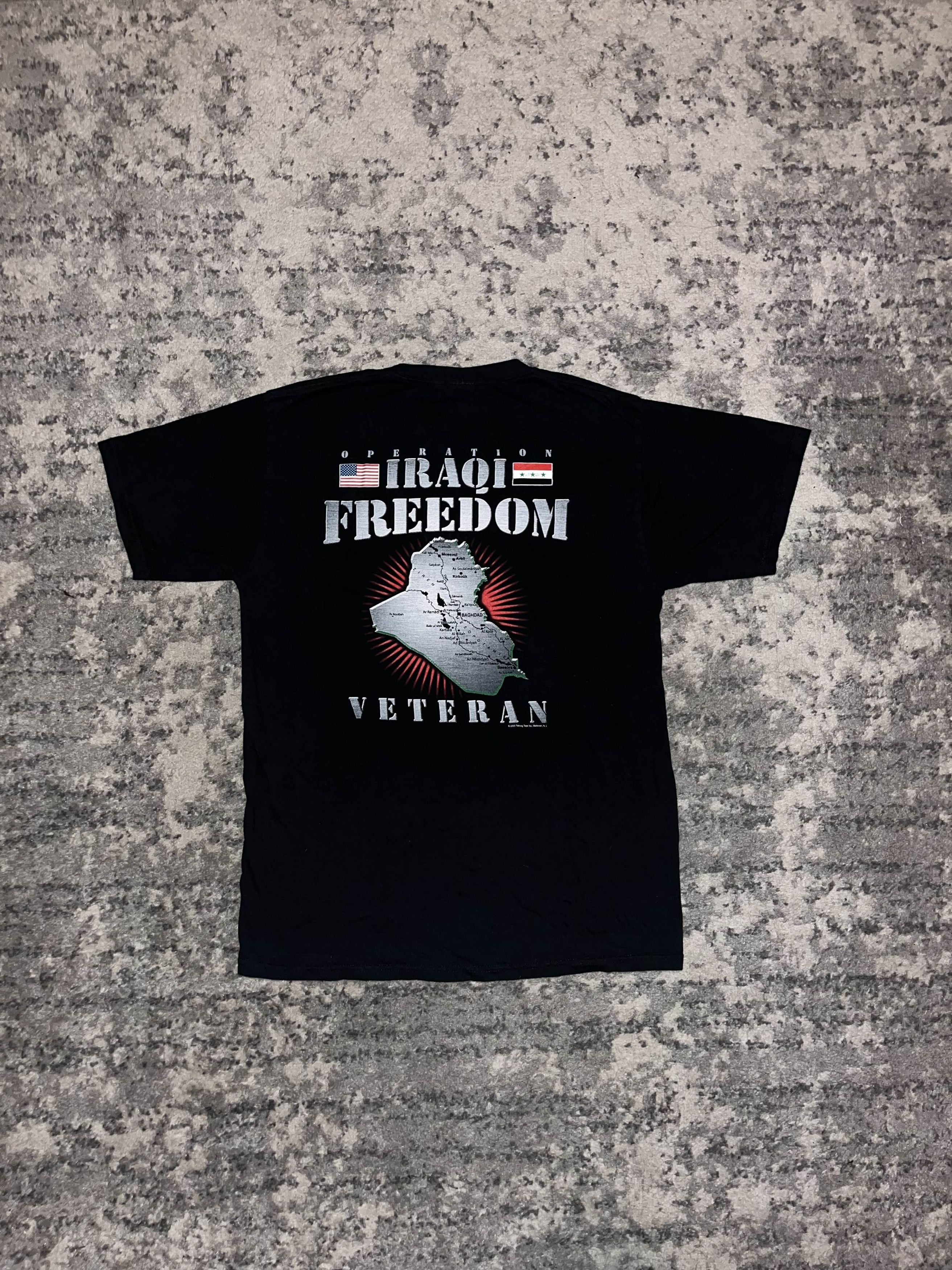 Vintage 00s Operation Iraqi Freedom Veteran Shirt Size US L / EU 52-54 / 3 - 1 Thumbnail