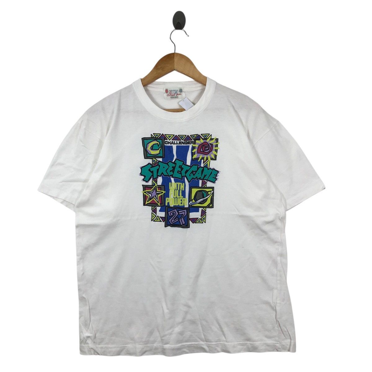 Vintage Vintage Street Game Tee Shirt Big Logo Art Size L Woman Size L / US 10 / IT 46 - 1 Thumbnail