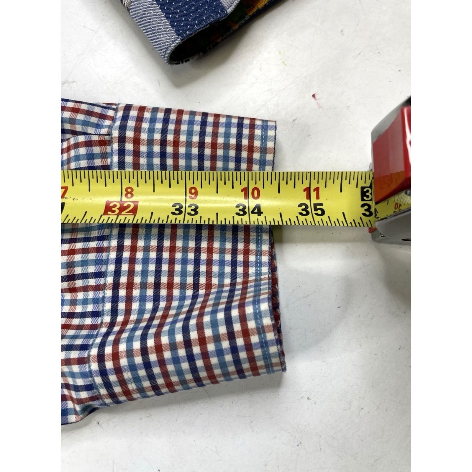 Allen Edmonds Allen Edmonds Performance Shirt XXL Long Sleeve Check Mens Button Down Casual Dress Shirt Size US XXL / EU 58 / 5 - 4 Thumbnail