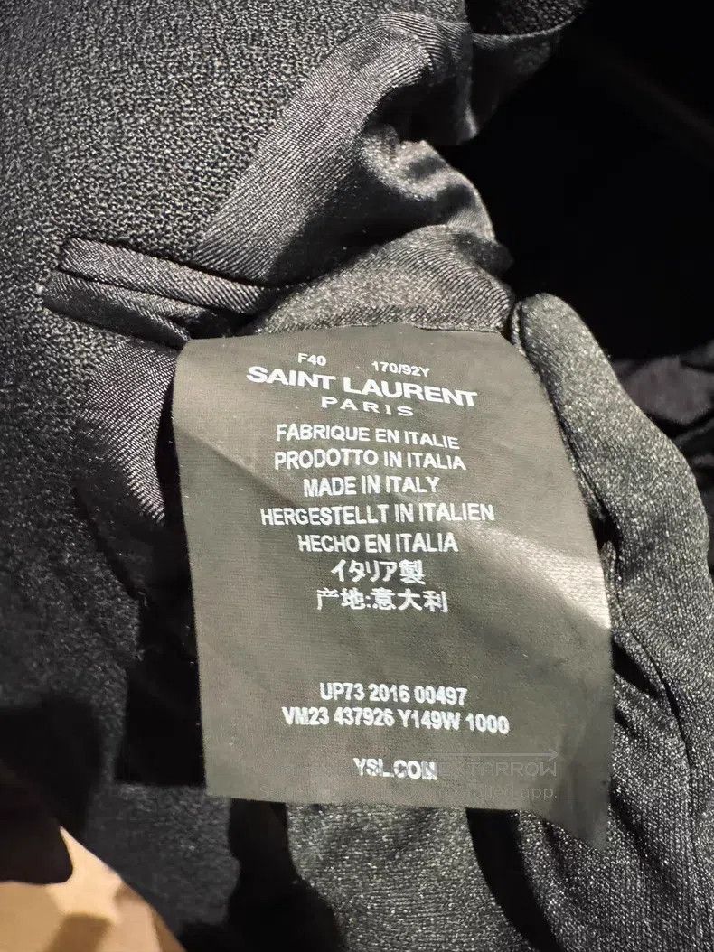 Saint Laurent Paris Saint Laurent Paris Double Breasted Wool Jacket Size US M / EU 48-50 / 2 - 6 Thumbnail